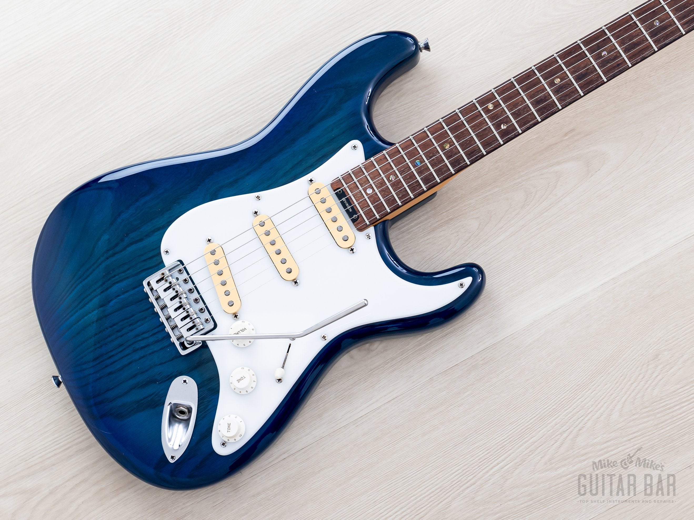 ハードレリック 90sブレイドレビンソン SS 1992 Levinson Blade Texas Blue S-Style Guitar SSS Clear Blue, Japan