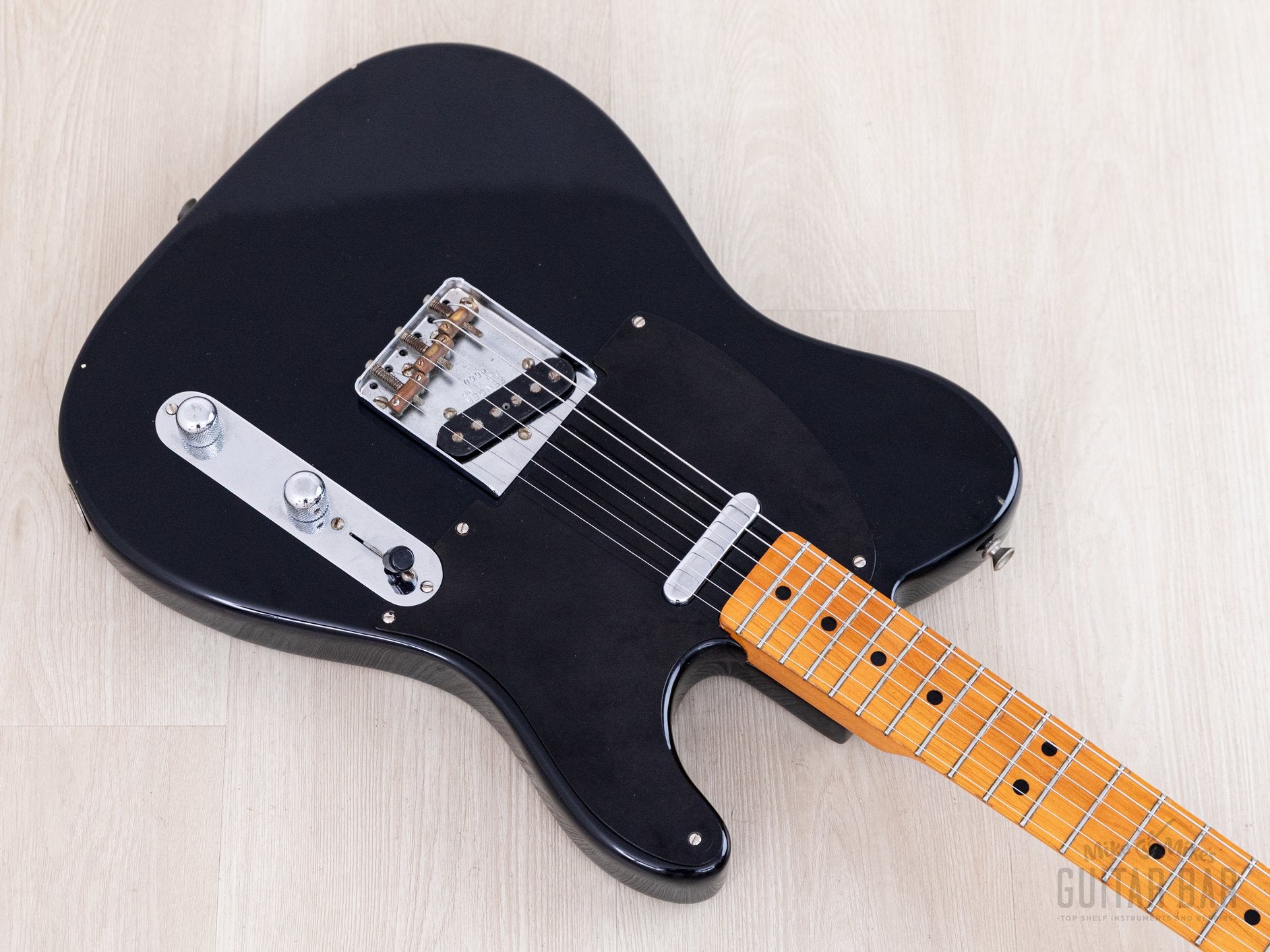 1982 Fender Fullerton '52 American Vintage Telecaster Black, 100% Orig