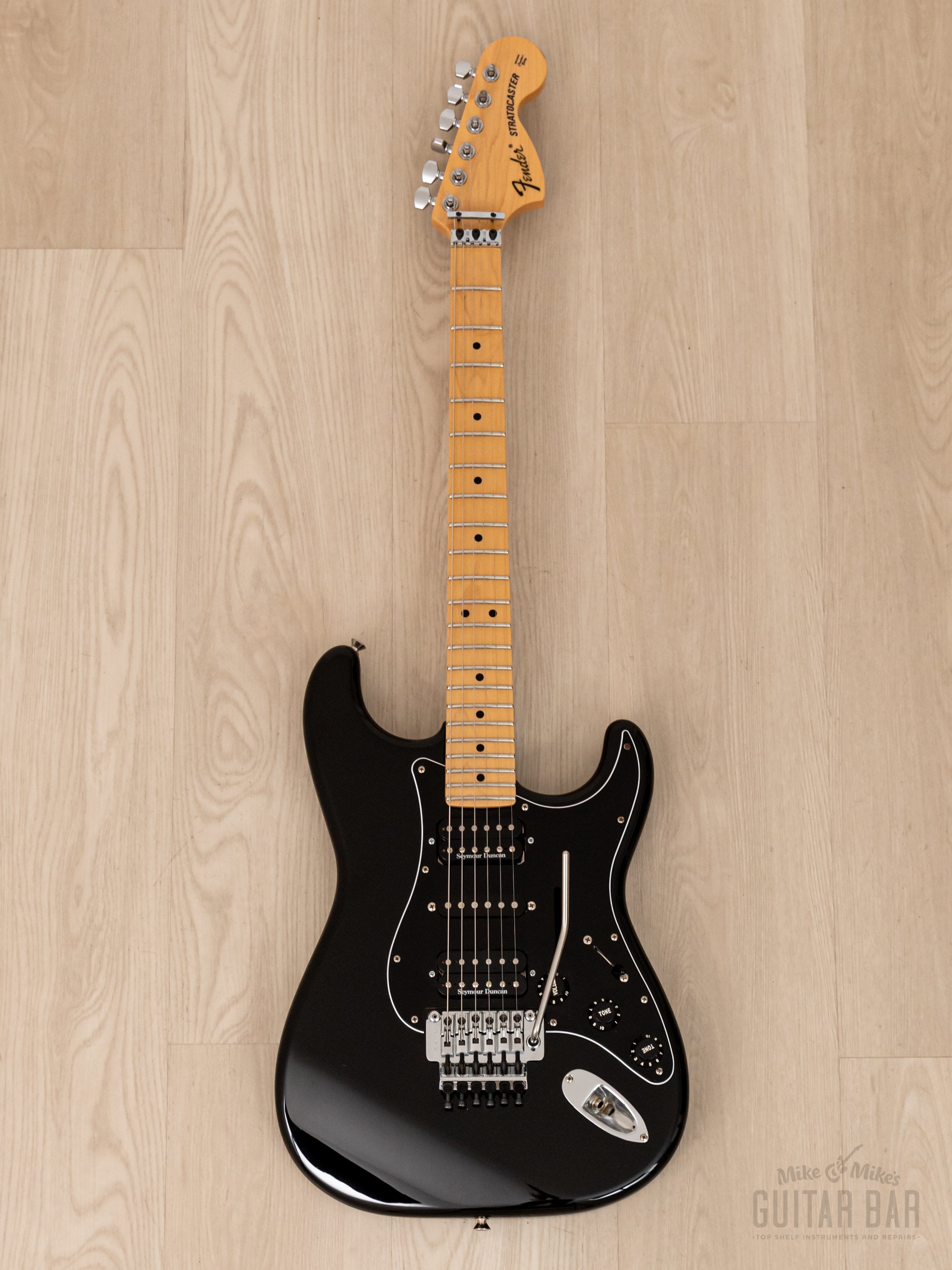 2014 Fender Stratocaster ST72-FR HSH Floyd Rose Black Near-Mint w/ Seymour  Duncan, Japan MIJ, Mick Mars