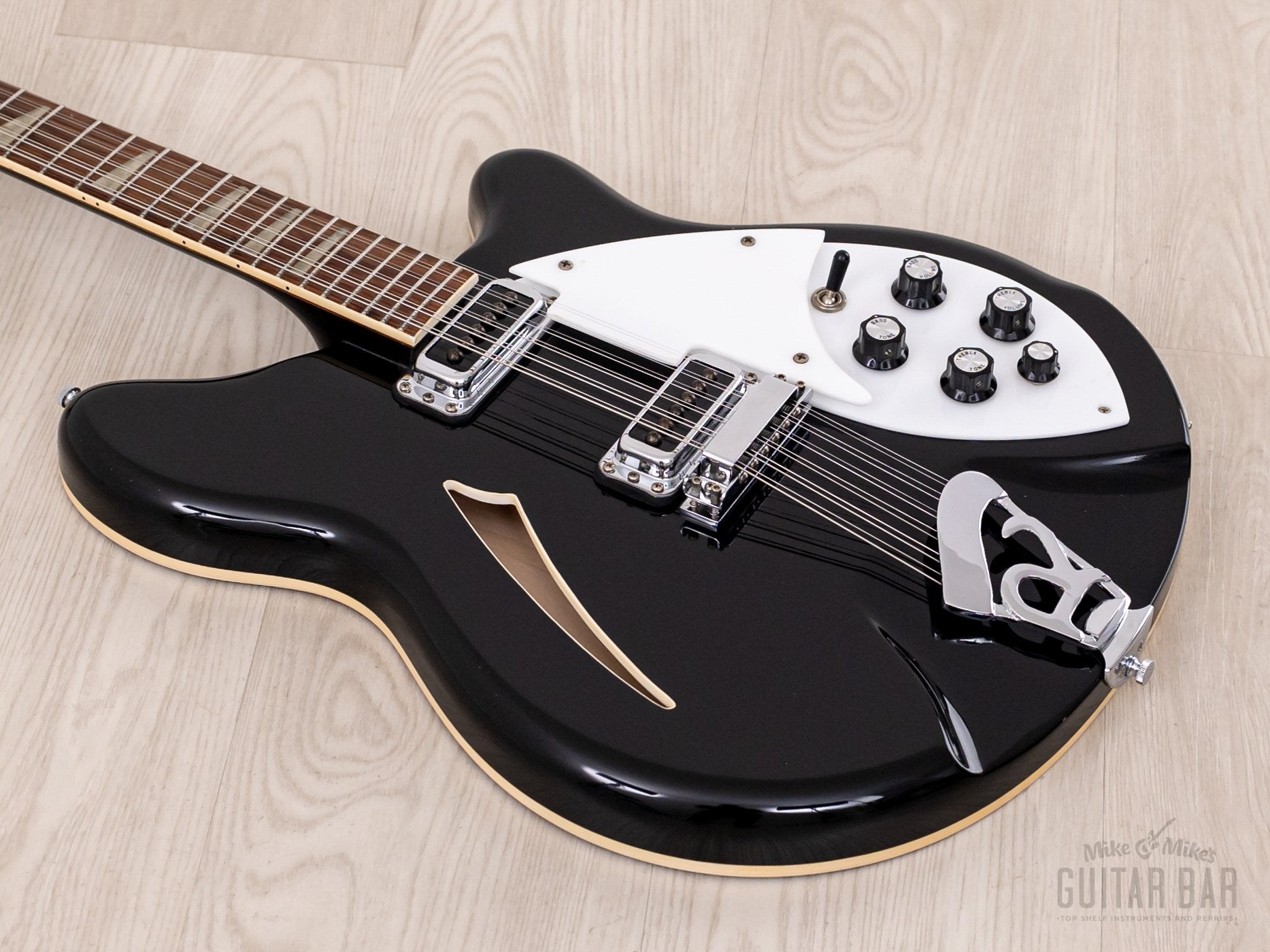 1990 Rickenbacker 360/12 Jetglo 12 String Electric Guitar Near-Mint w/ Case & Tags