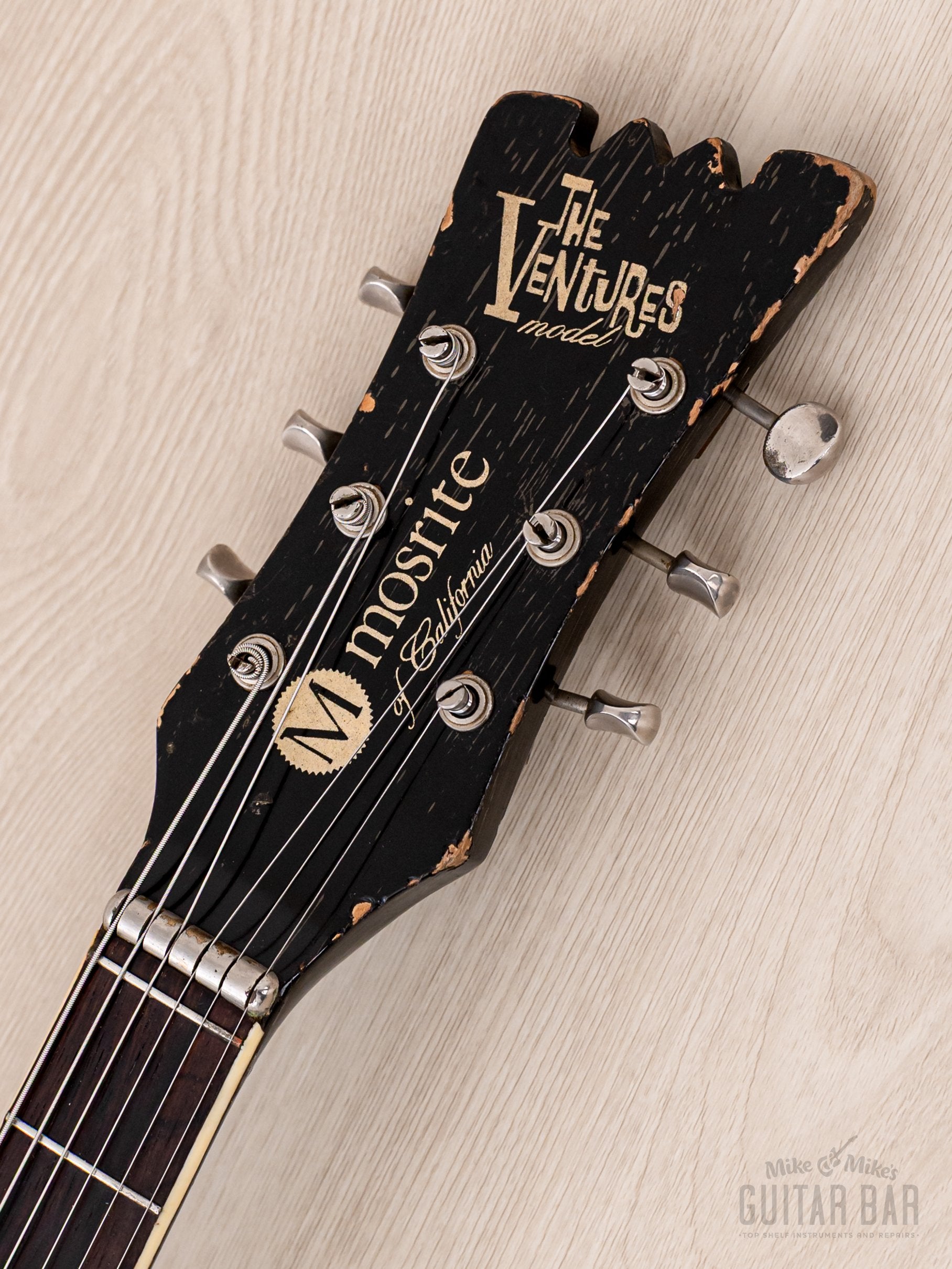 1964 Mosrite Ventures Model Vintage Guitar Red Sunburst w/ Vibramute,