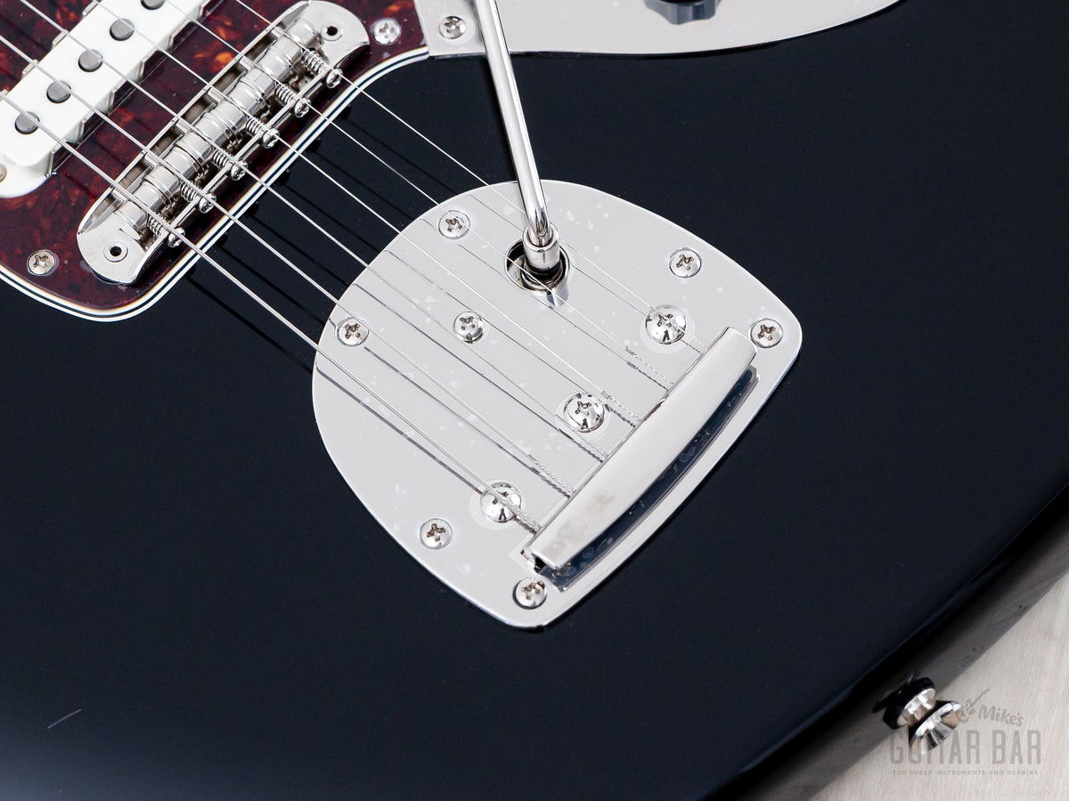 Jaguar bridge and vibrato tailpiece close-up