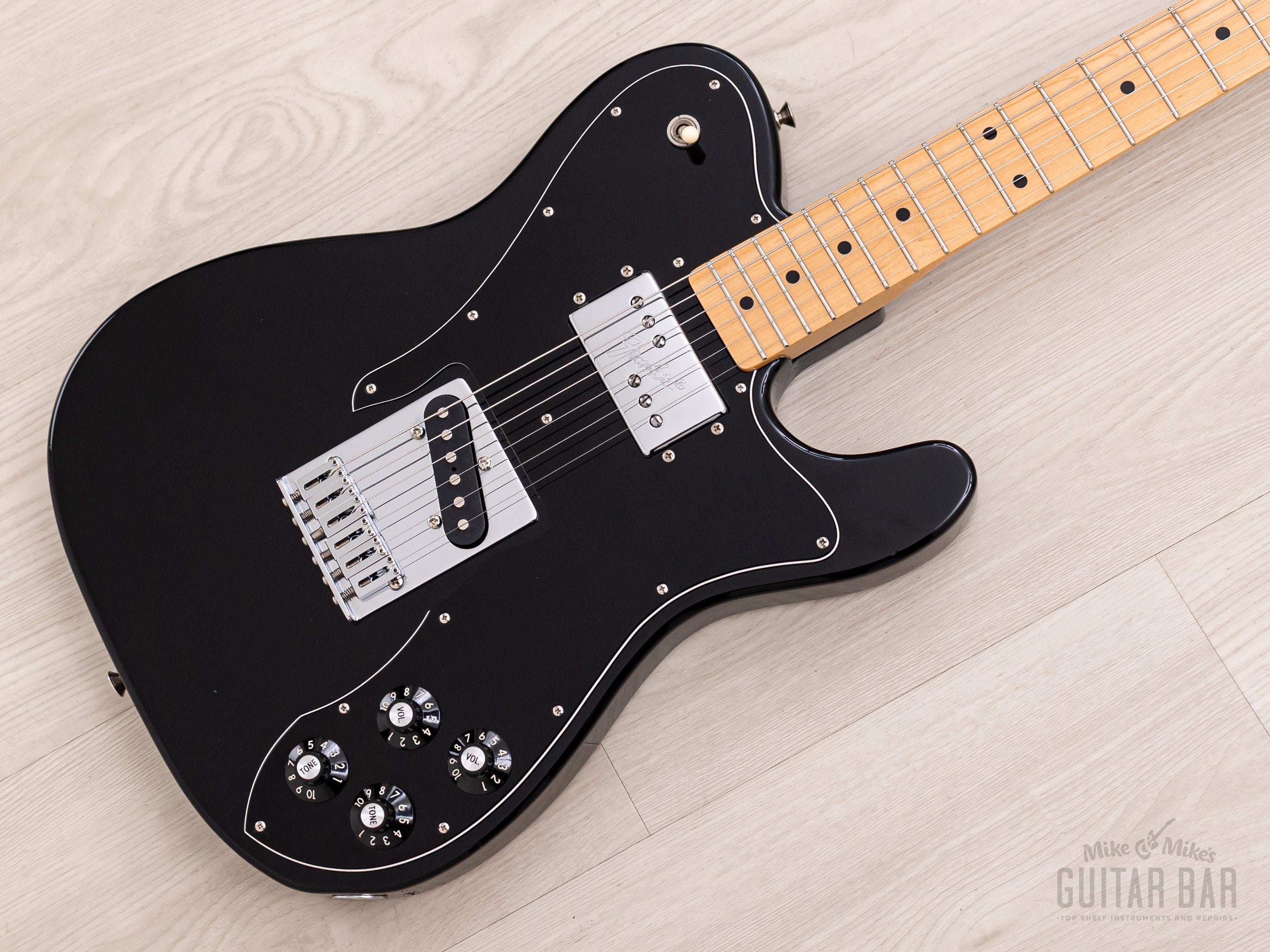 2007 Fender Telecaster Custom '72 Vintage Reissue TC72 Black, Ash Body w/ Wide Range, Japan CIJ
