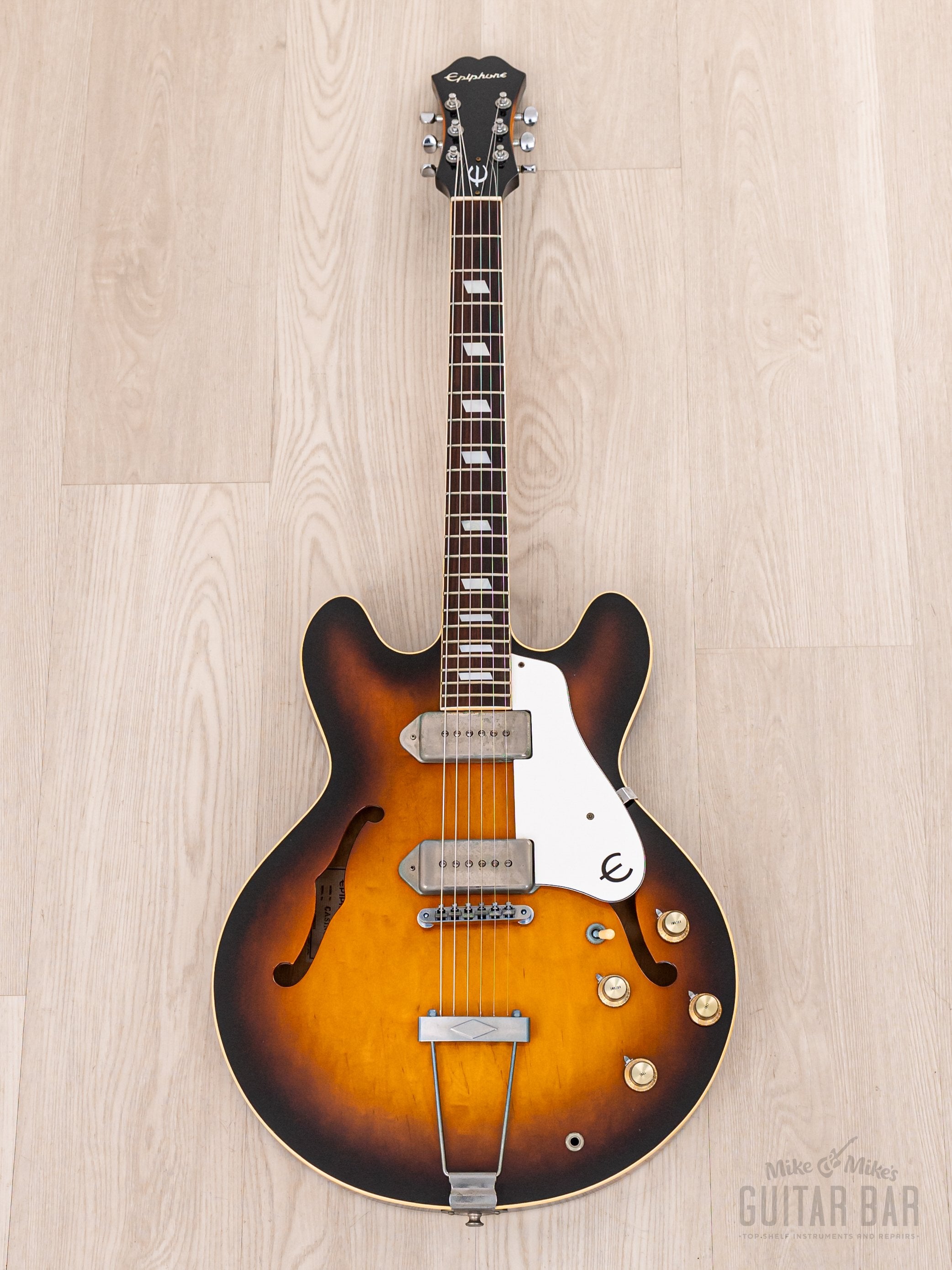 1986 Epiphone Casino Vintage Guitar Sunburst Figured Near-Mint w/ Case, Japan Matsumoku Pre-Elitist