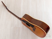 1965 Gibson B-45-12 bass-side profile, mahogany sides