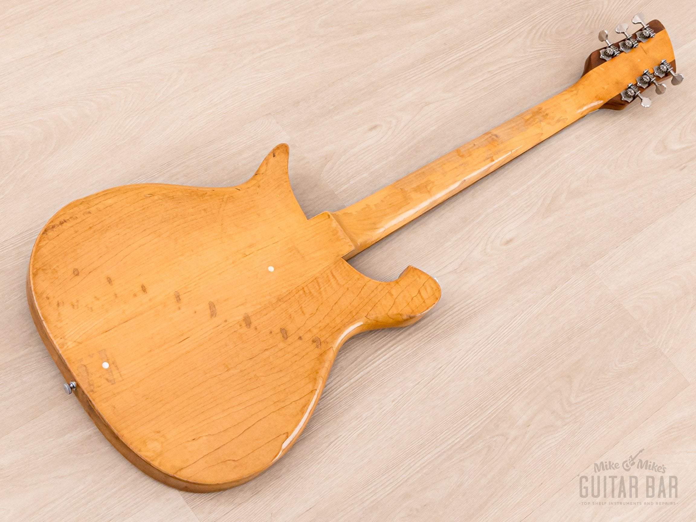 1961 Rickenbacker 450 Combo Vintage Electric Guitar Mapleglo w/ Toaster Top Pickups, Case
