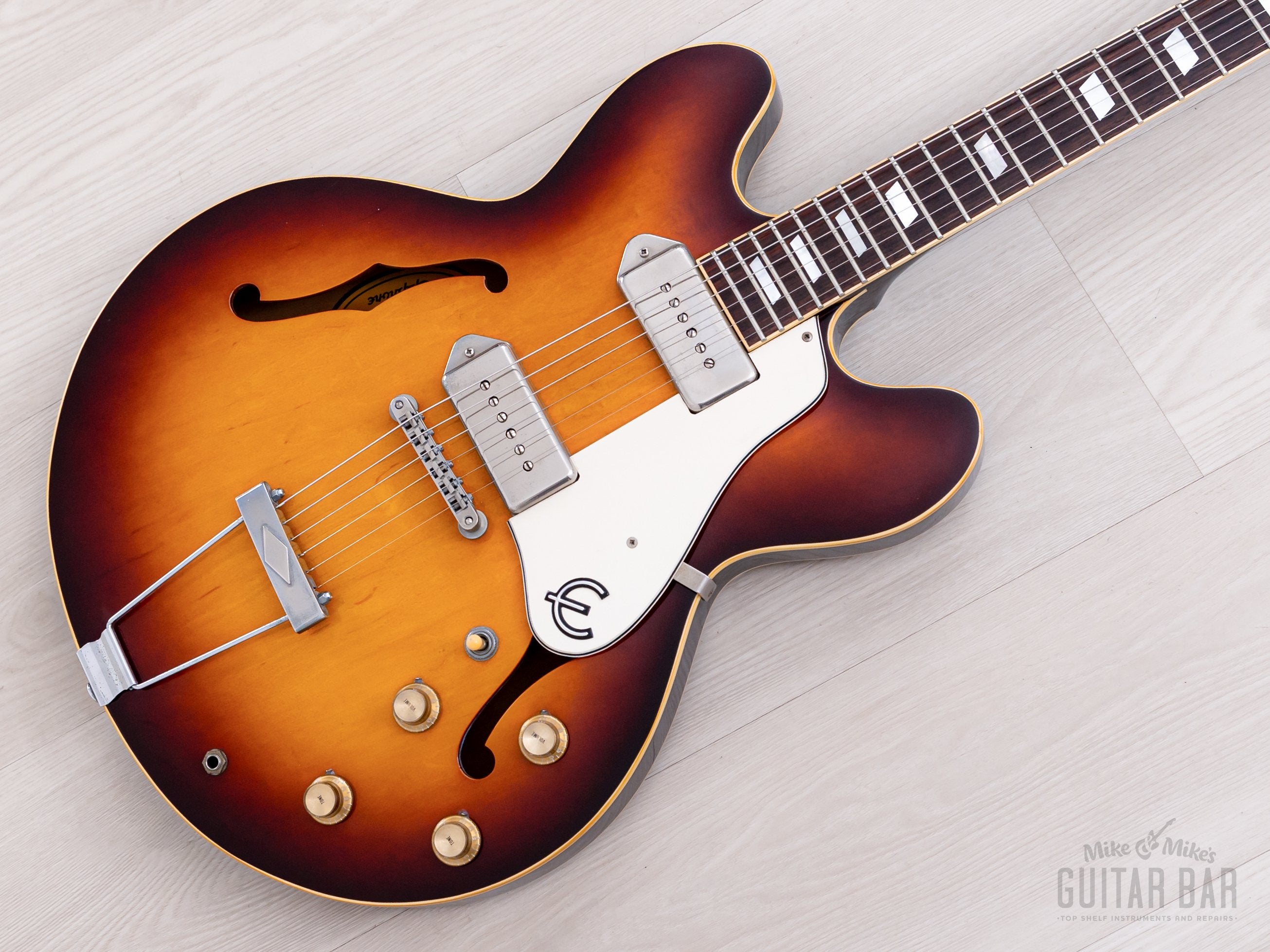 1991年製 Epiphone japan Casino Vintage 1991 Epiphone Casino Vintage Guitar Sunburst Pre-Elitist, Near-Mint w/