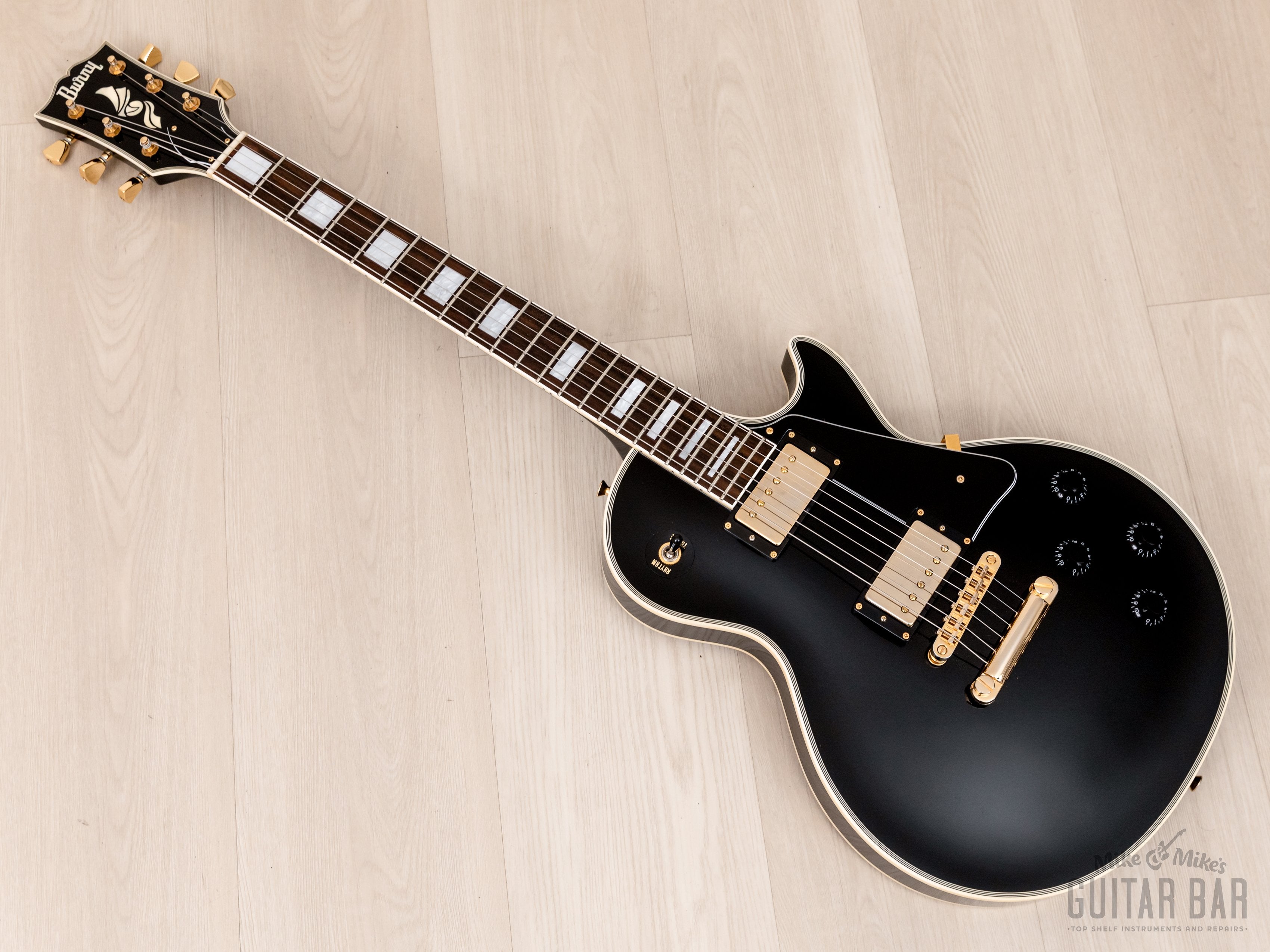 2009 Burny RLC-85 Custom Black Beauty Mahogany Top w/ Hangtags, Japan Fernandes