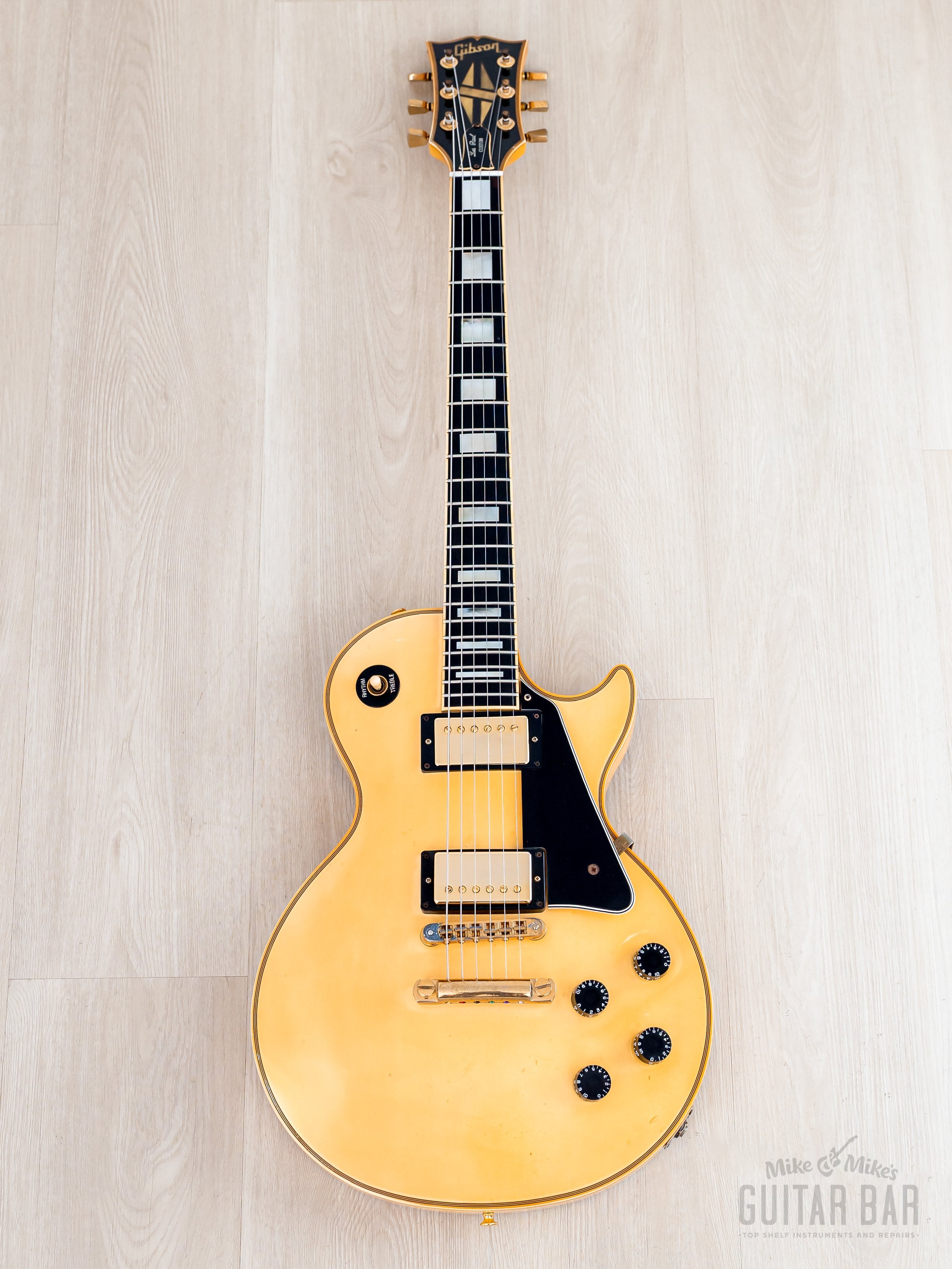1987 Gibson Les Paul Custom Alpine White w/ Tim Shaw PAFs, Case