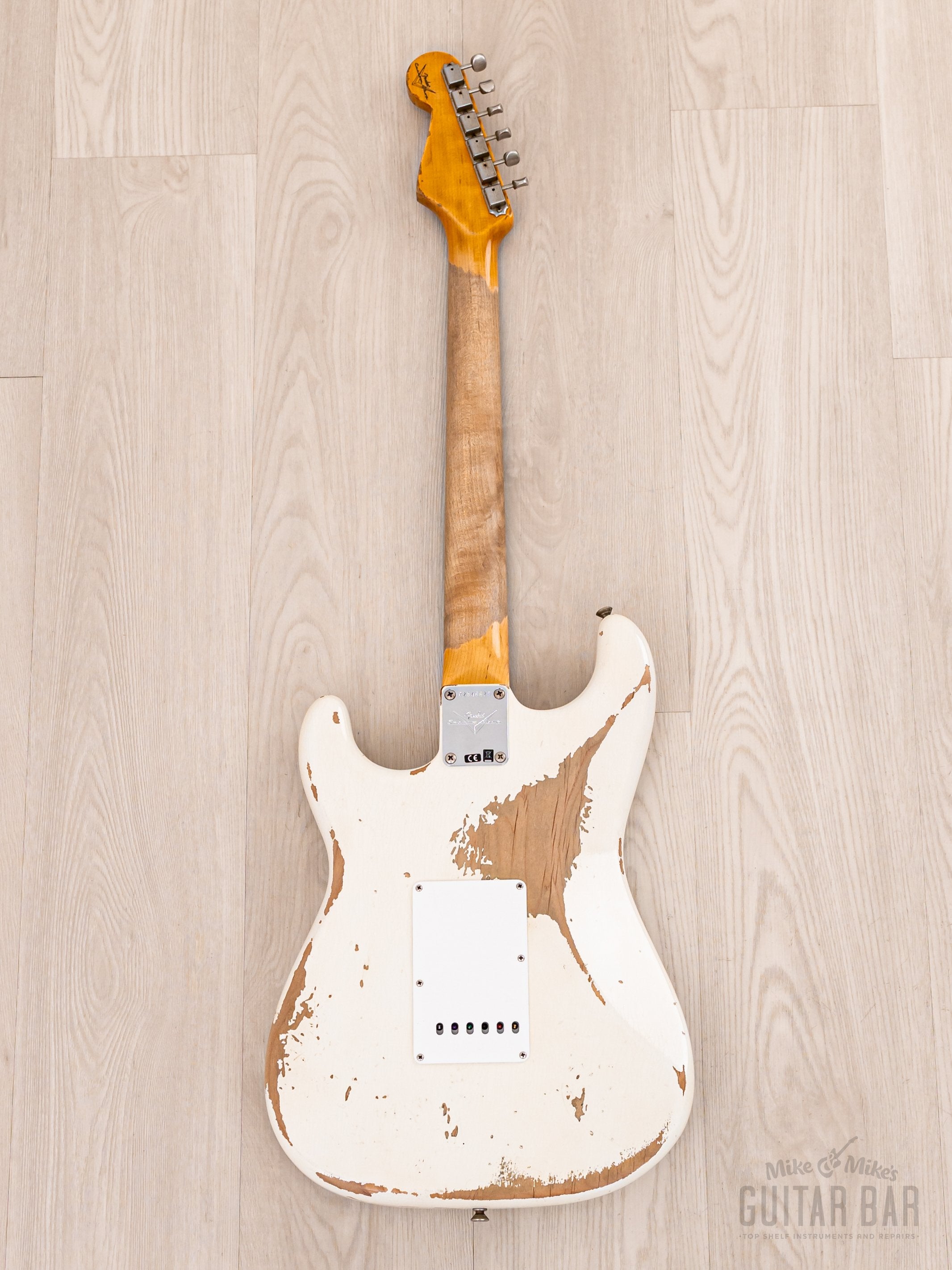 2020 Fender Custom Shop 1960 Stratocaster Heavy Relic Olympic White, Mint w/ Case, COA & Hangtags