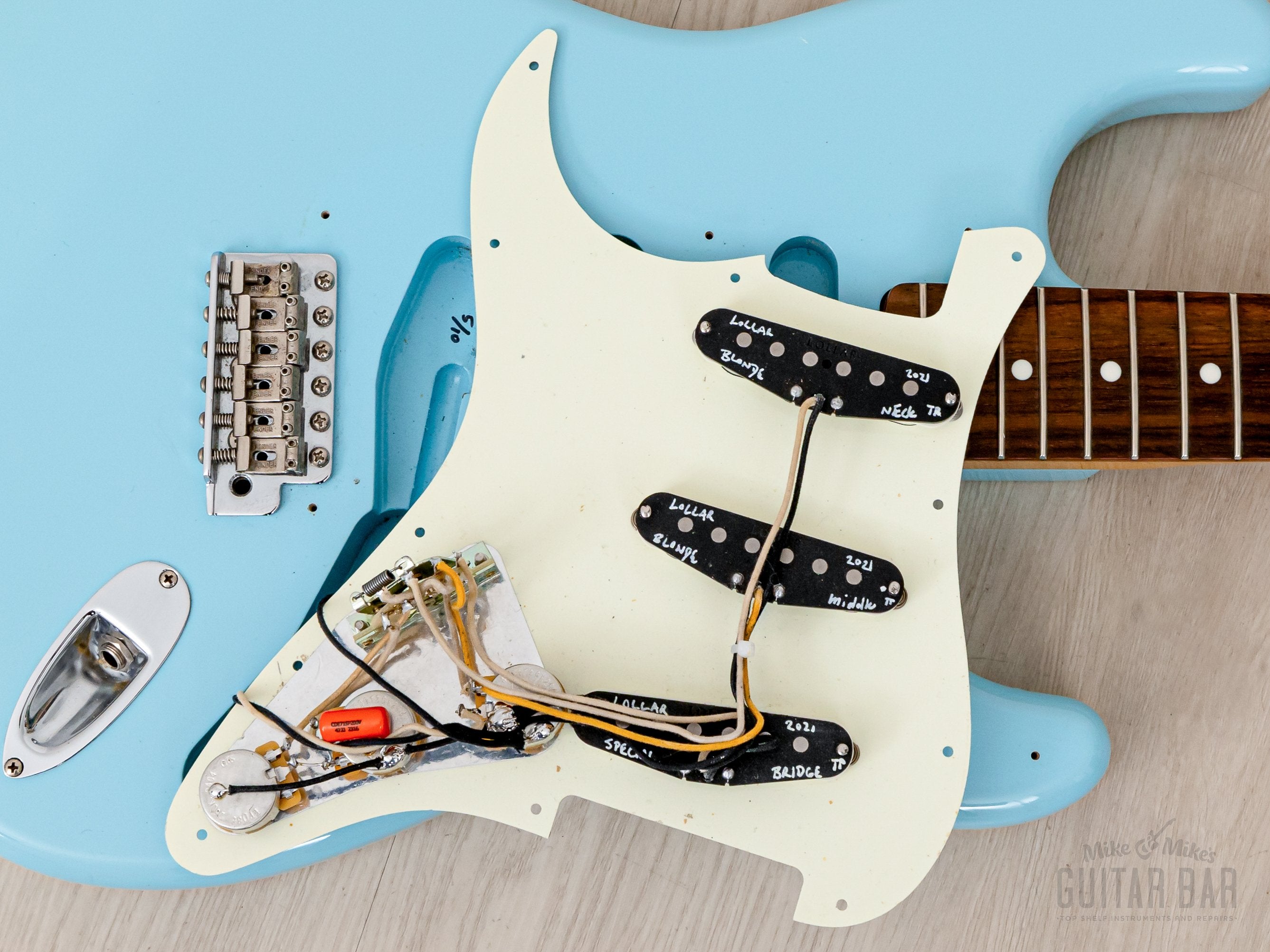 2010 Fender Stratocaster ‘62 Vintage Reissue ST62 Sonic Blue w/ Lollar Pickups, Japan MIJ