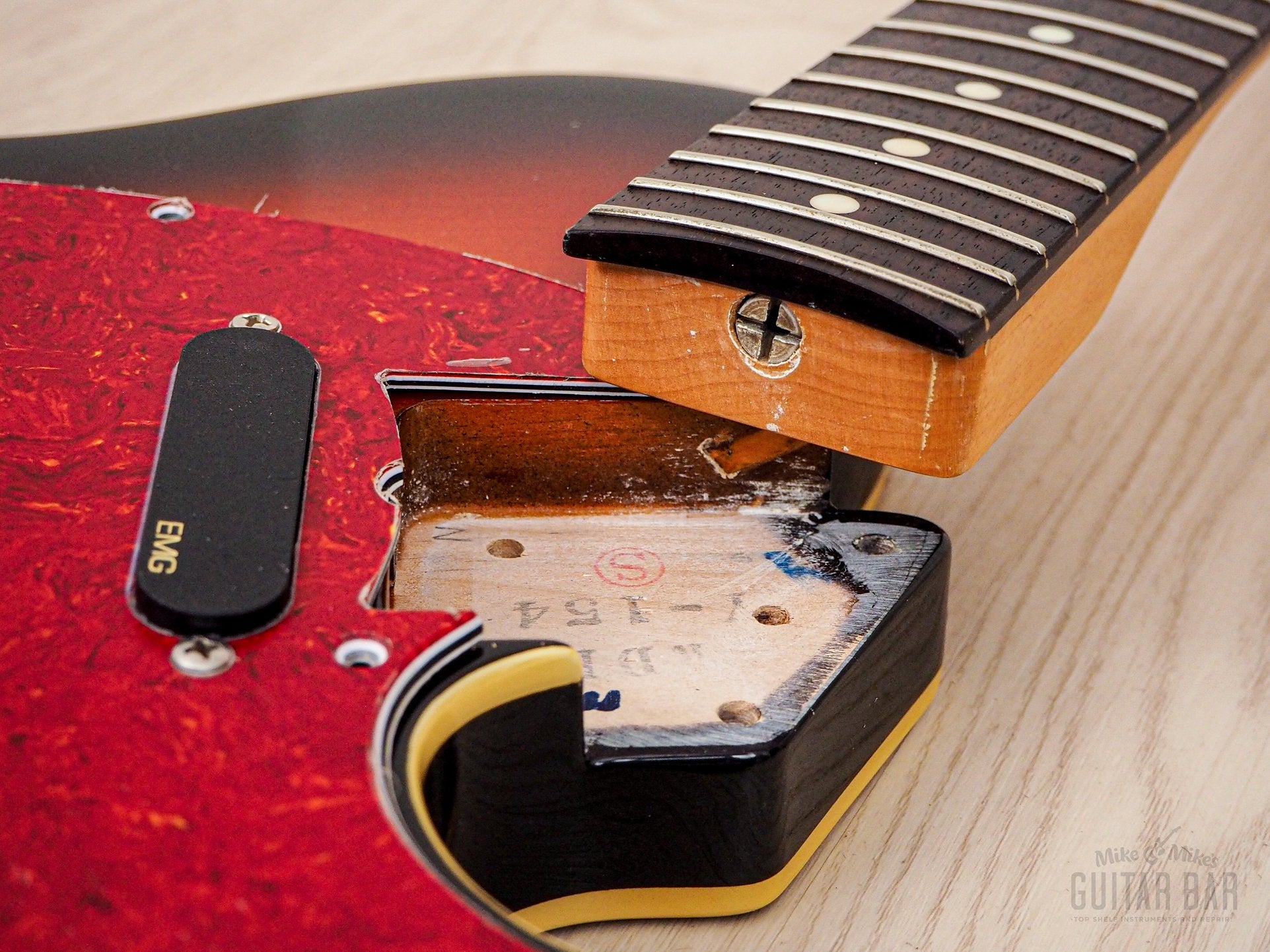 1993 Fender Order Made Roy Buchanan Bluesmaster Telecaster Custom Sunburst w/ EMG, Japan MIJ Fujigen
