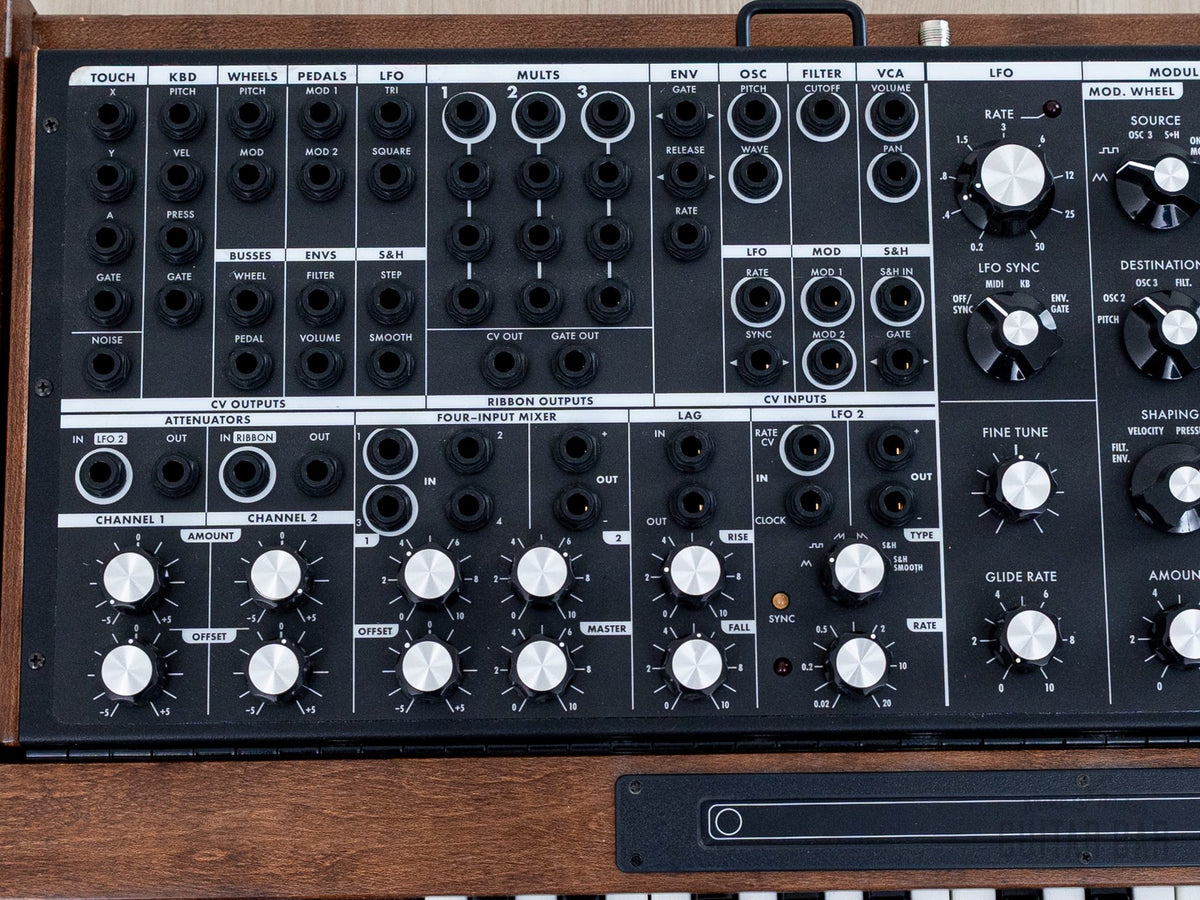 Moog Voyager XL patch panel