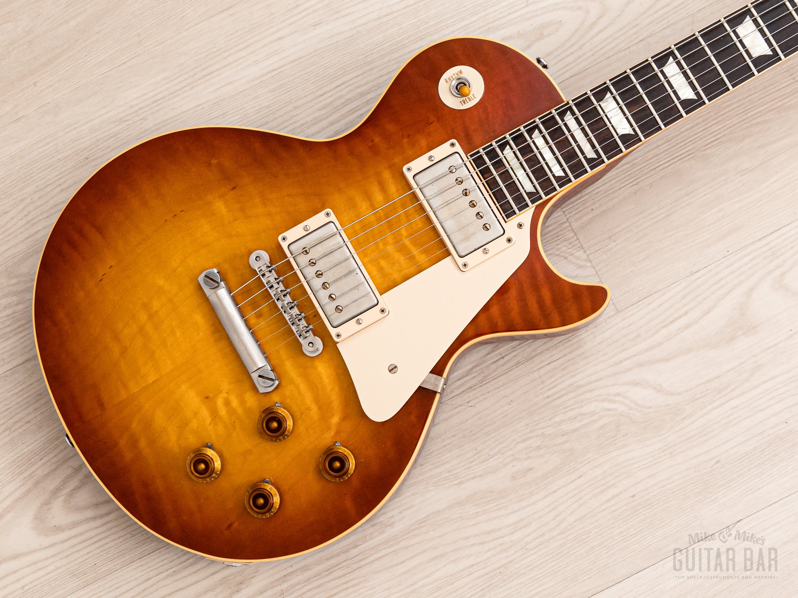 2013 Gibson Custom Shop Historic 1958 Les Paul Standard R8 Flame Top, Ice Tea Burst w/ Custombucker PAFs, COA & Case