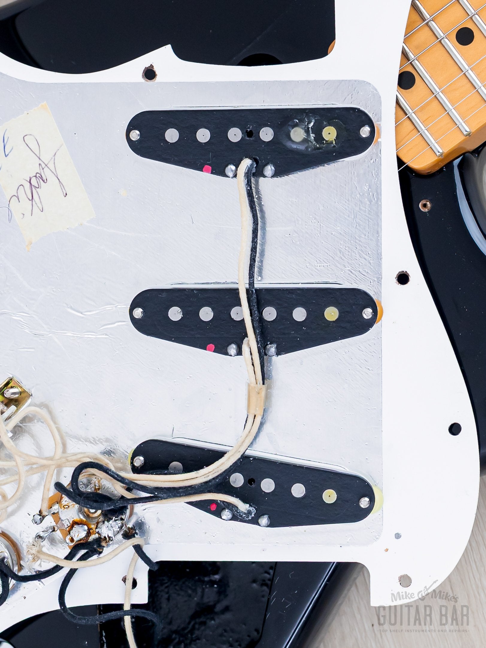 1998 Fender Jimi Hendrix Voodoo Stratocaster Black, Near-Mint w/ Case