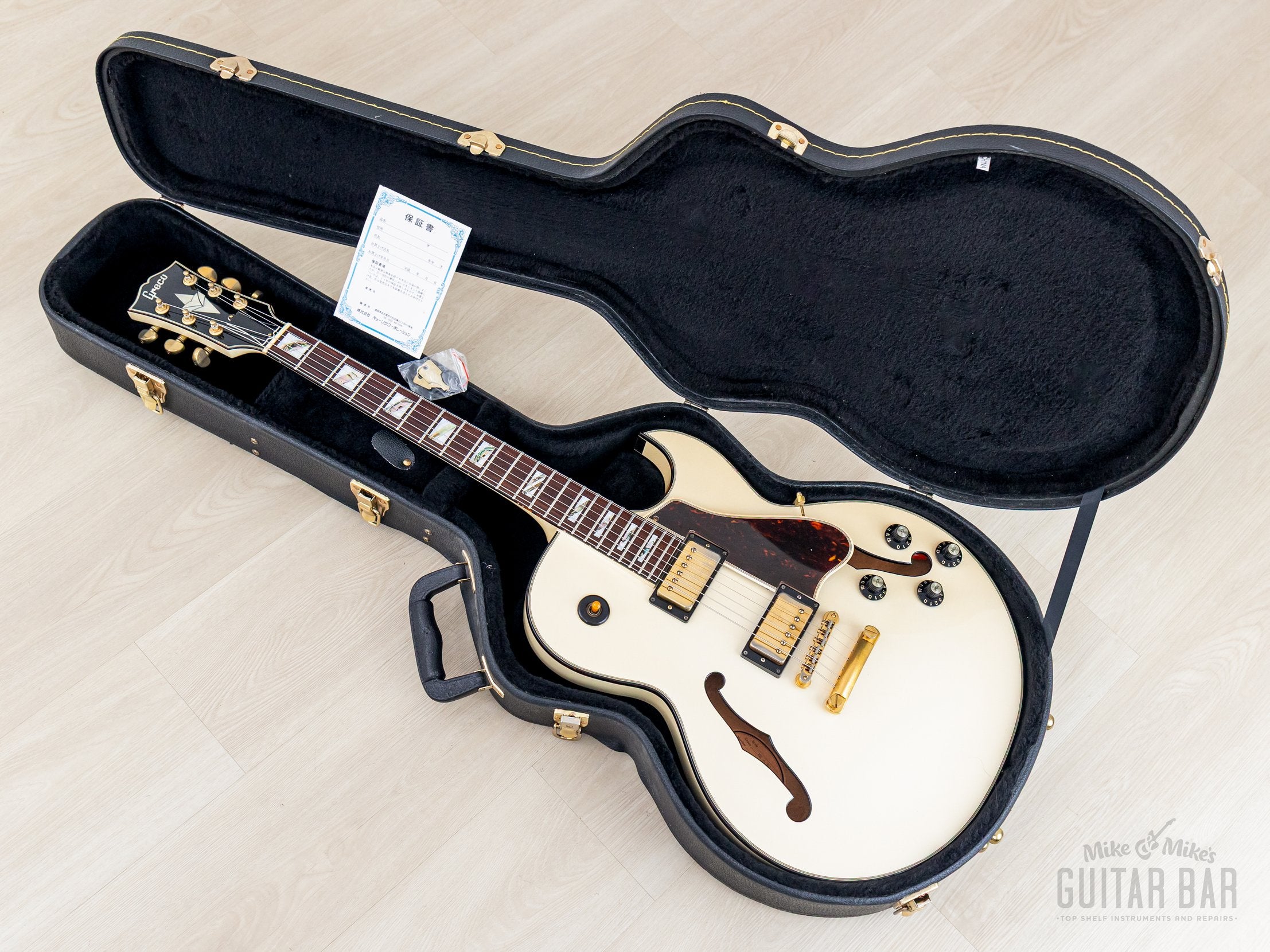 1988 Greco Super Real Project RS-90 Vintage Semi-Hollow ES-Style Guita