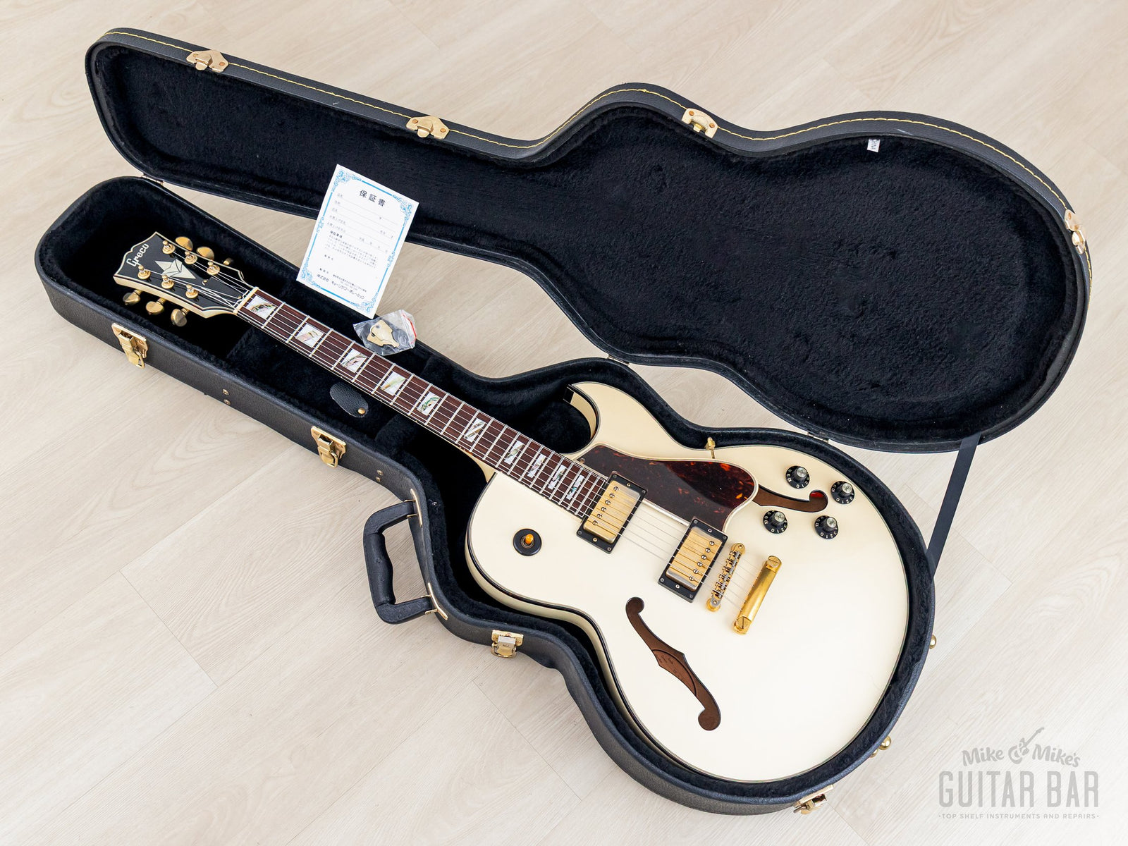 1988 Greco Super Real Project RS-90 Vintage Semi-Hollow ES-Style Guita