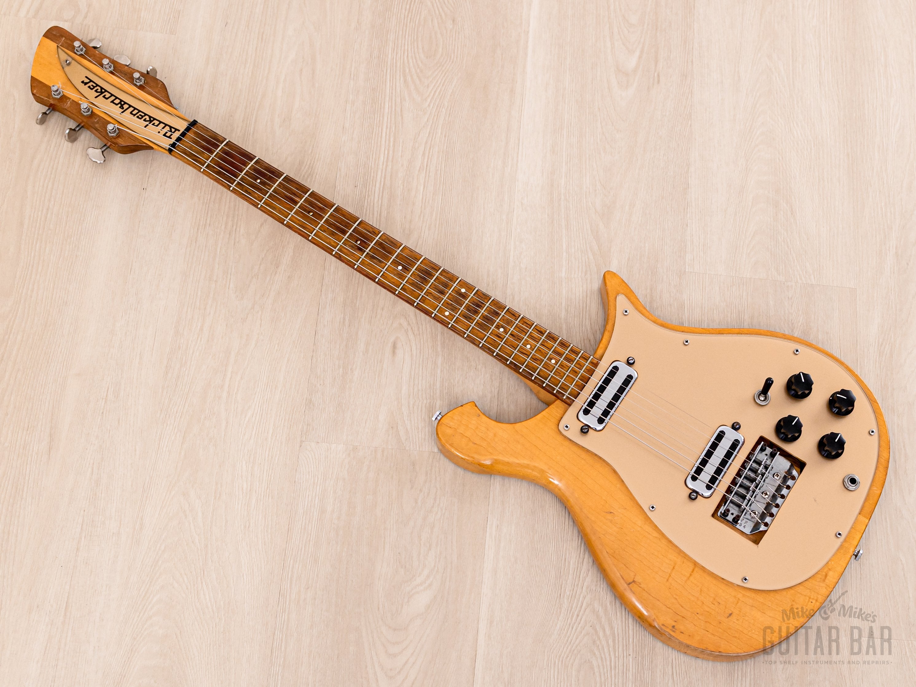 1961 Rickenbacker 450 Combo Vintage Electric Guitar Mapleglo w/ Toaster Top Pickups, Case
