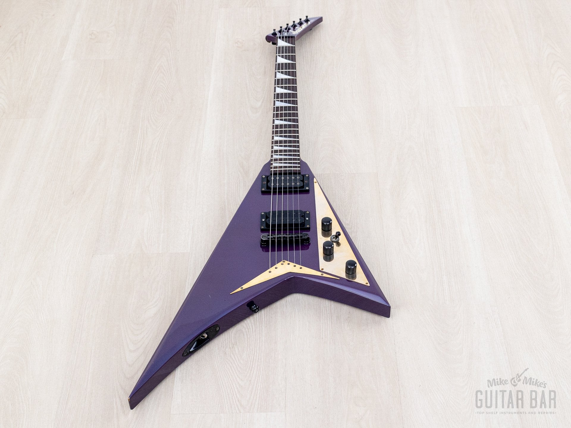 1993 Grover Jackson Randy Rhoads Standard V Blue Purple w/ DiMarzio DP