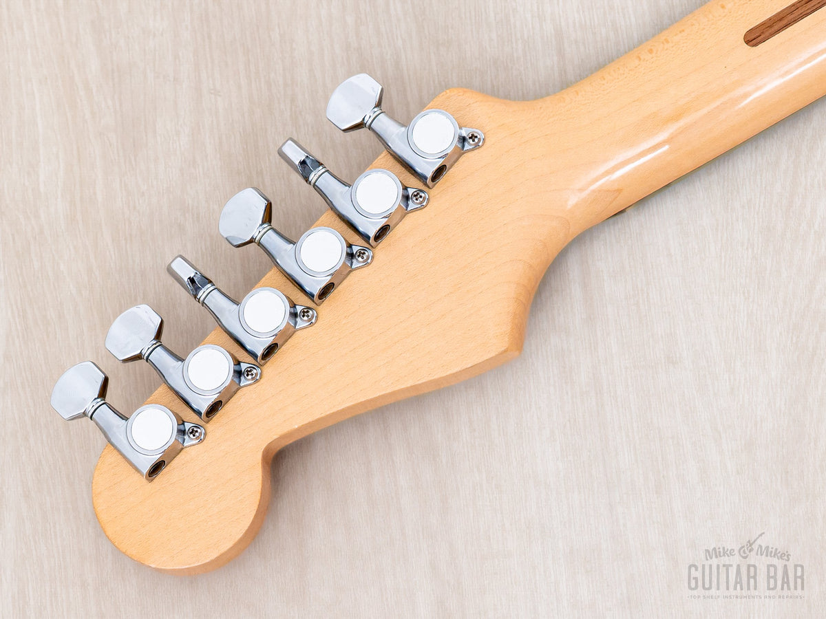 Headstock back with Gotoh tuners