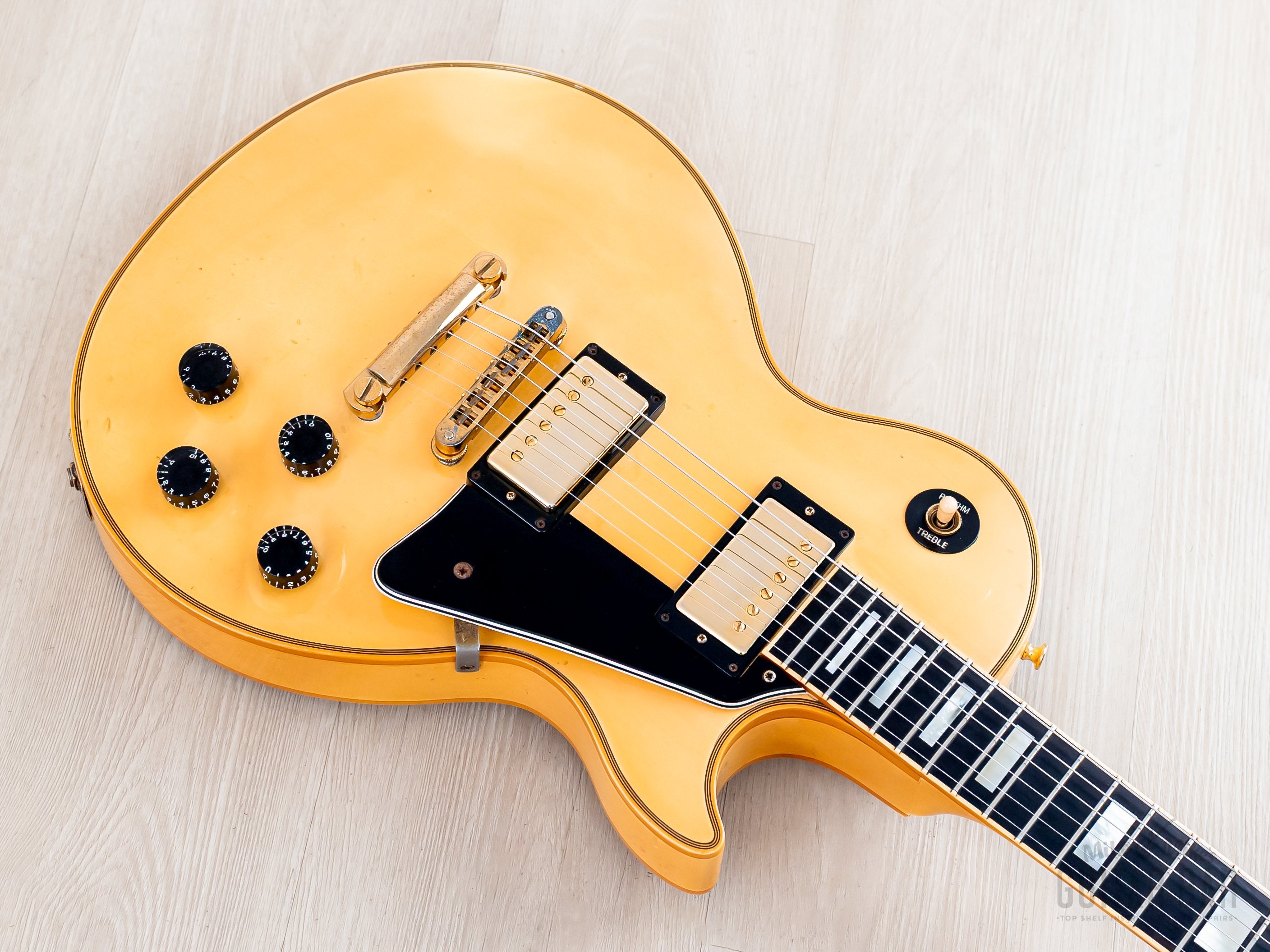 1987 Gibson Les Paul Custom Alpine White w/ Tim Shaw PAFs, Case