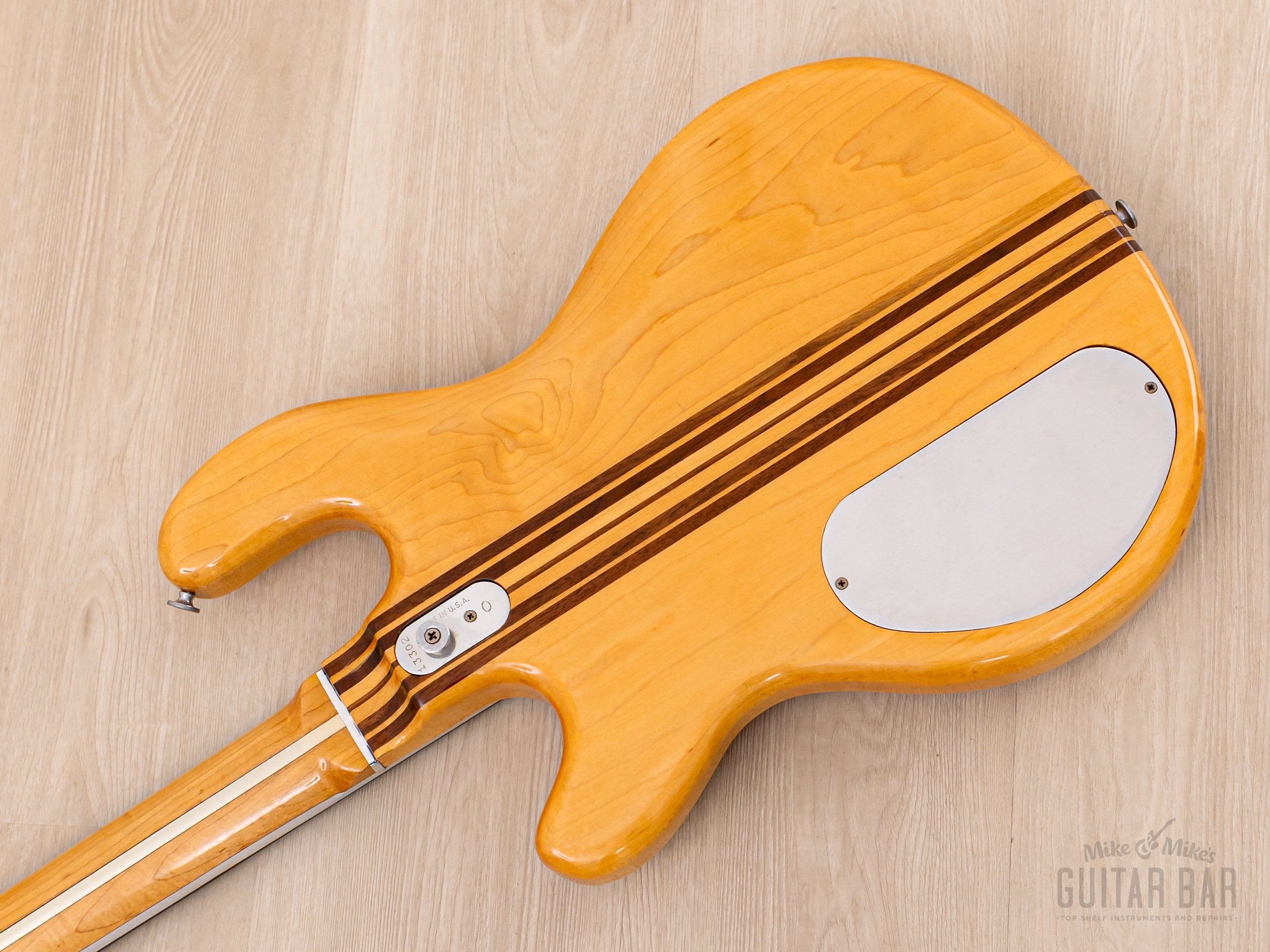 1979 Kramer DMZ 4000 Vintage Aluminum Neck Bass Natural w/ Case