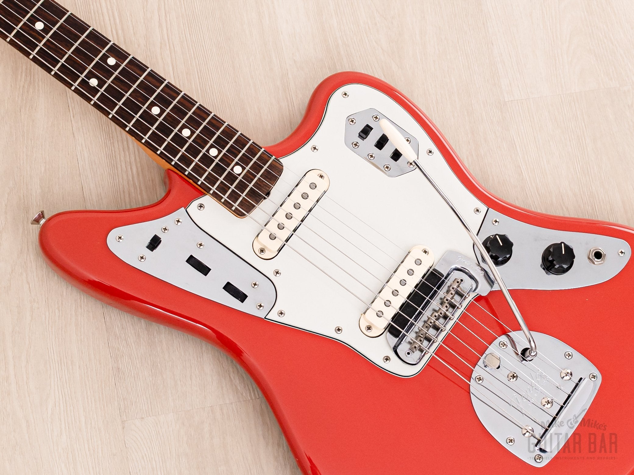 1999 Fender American Vintage '62 Jaguar Fiesta Red, 100% Original & Near-Mint w/ Case, Hangtags (1st Year Model)