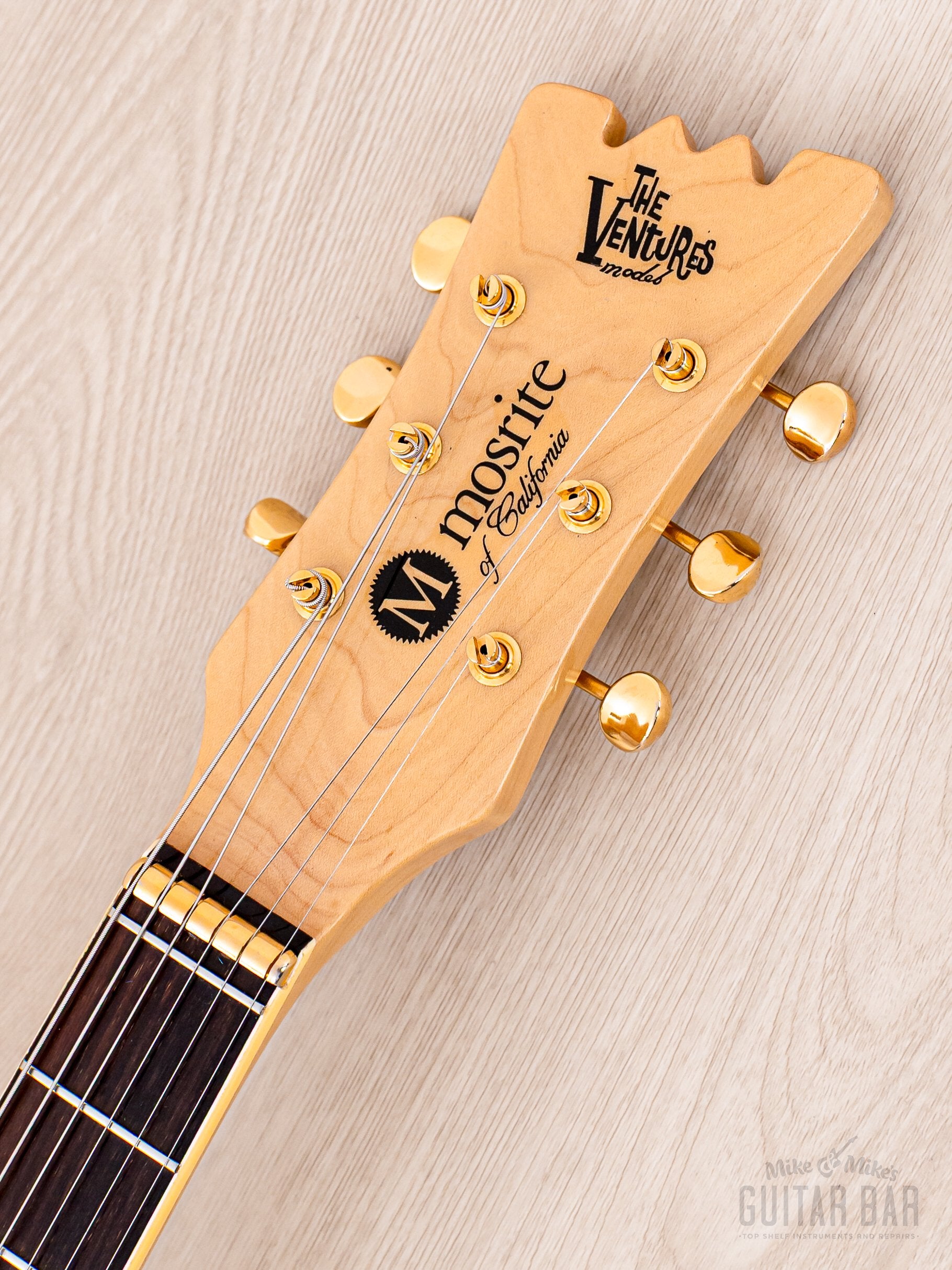 超美品 Mosrite ベンチャーズ Gold Parts Model 2000s Mosrite Ventures Model Super Custom 65 Gold w/ Gold Hardware, Vi