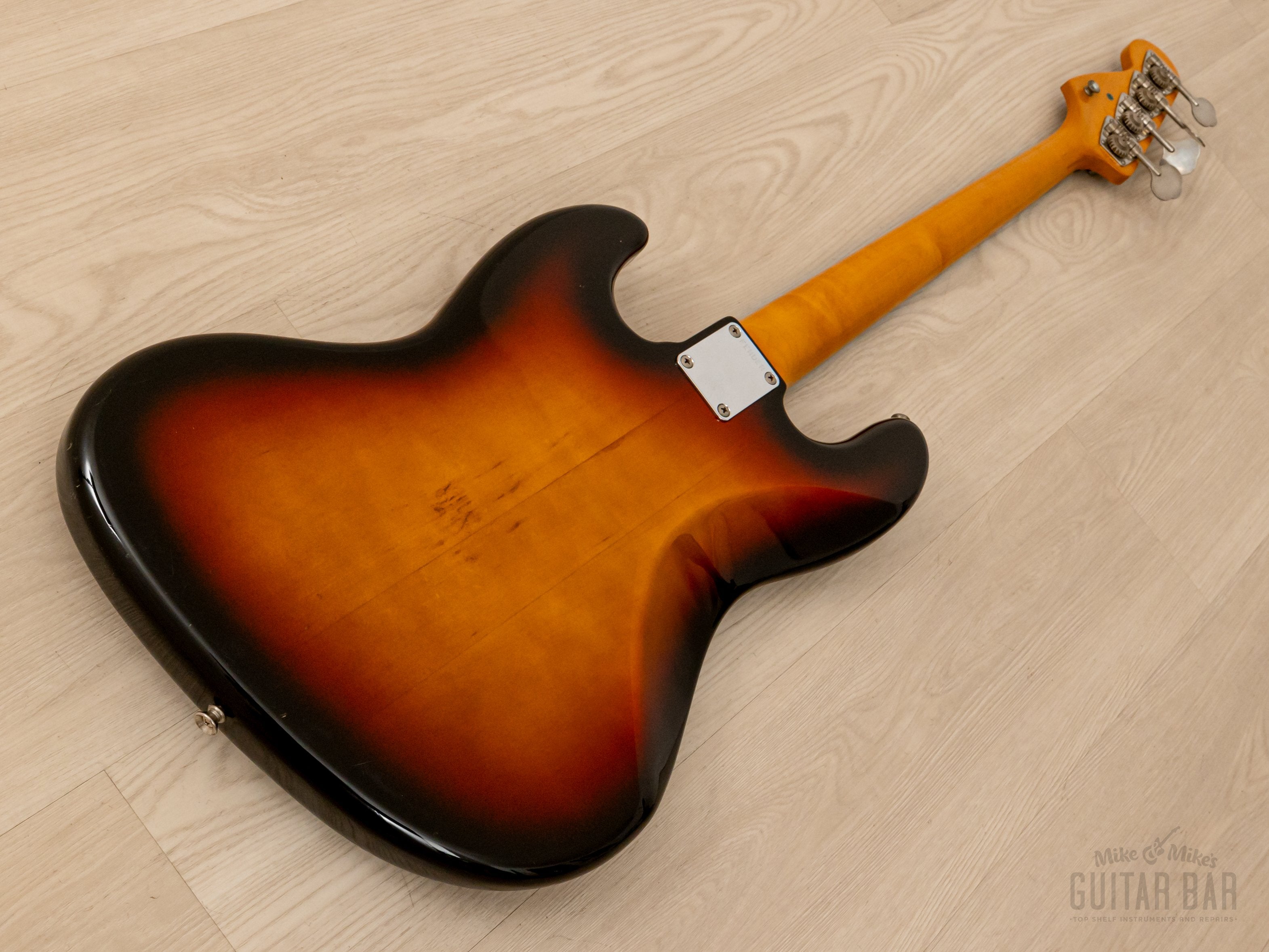 1988 Fender Jazz Bass ‘62 Vintage Reissue JB62-60 Sunburst, Japan MIJ  Fujigen