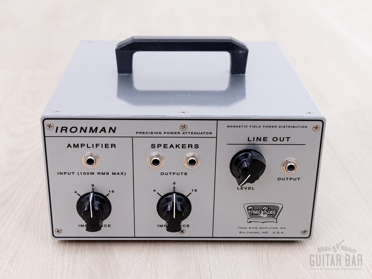 Tone King Ironman attenuator front panel controls