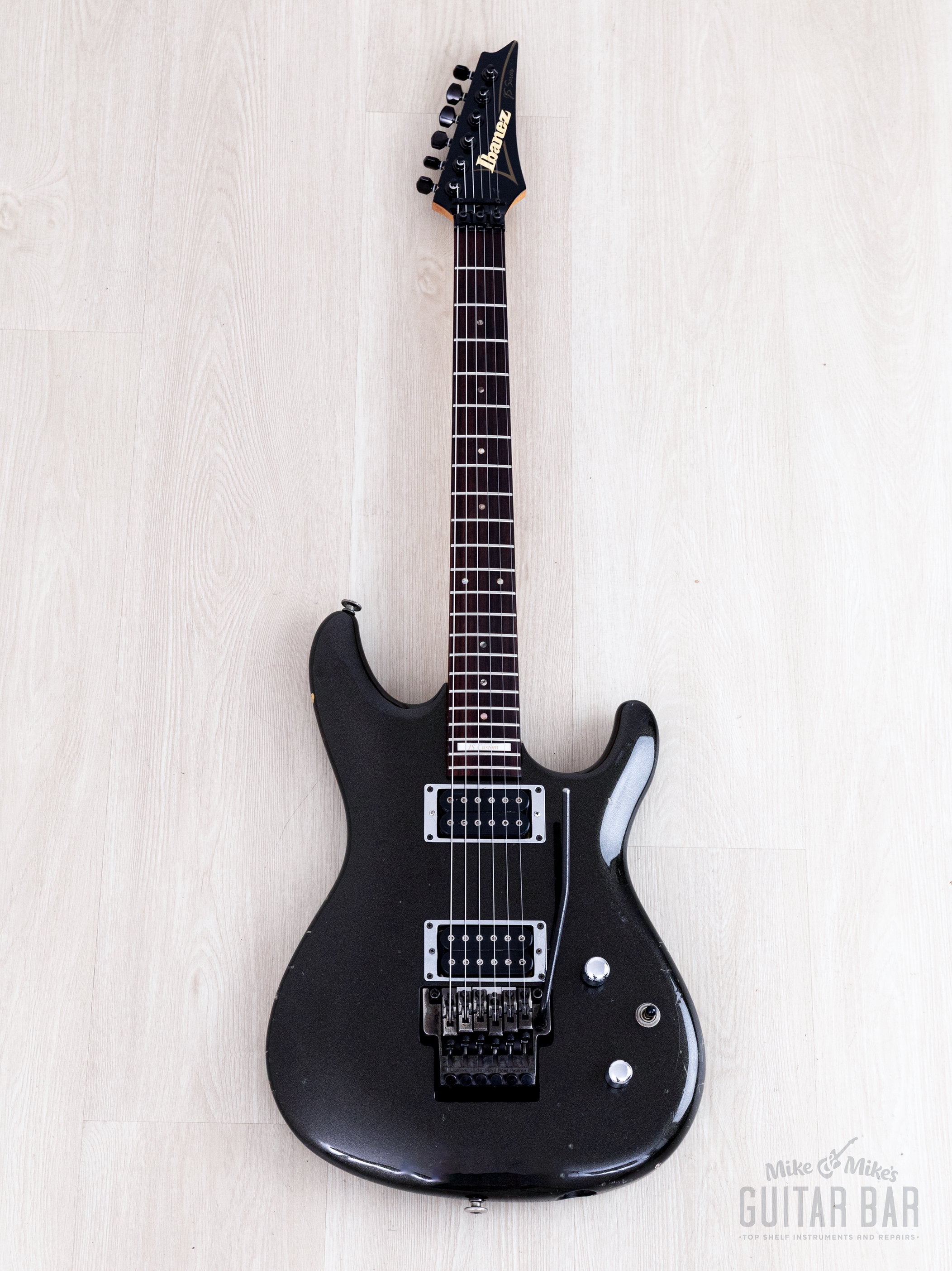 1997 Ibanez JS1000-BP Joe Satriani Signature Black Pearl HH w/ DiMarzi