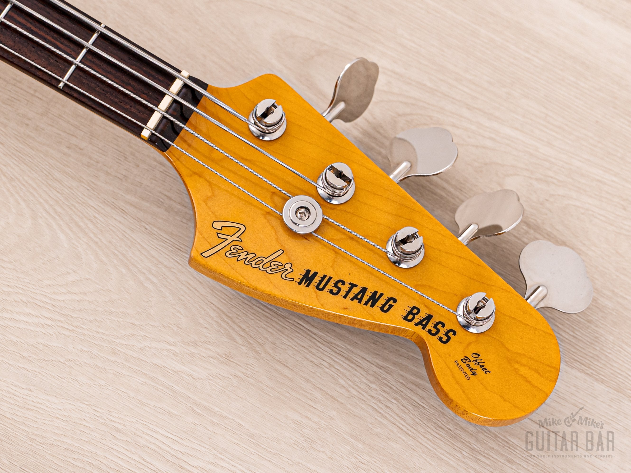 2002 Fender Competition Mustang Bass '69 Vintage Reissue MB98-75SD/CO Ocean Turquoise w/ Hangtags, Japan CIJ