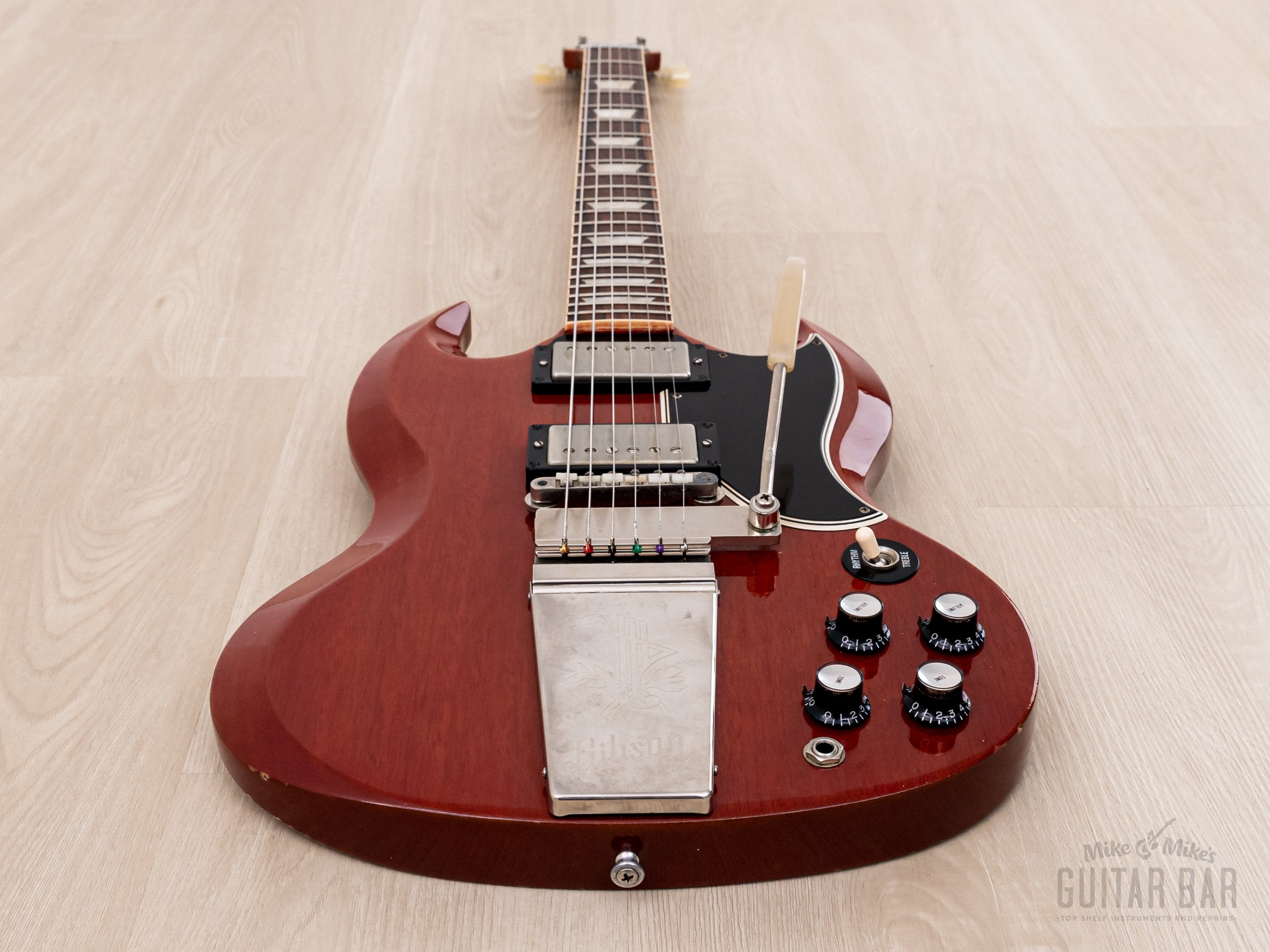 2008 Gibson Custom Shop Historic 1964 SG Standard Aged Cherry VOS w/ Burstbucker PAFs, COA, Case