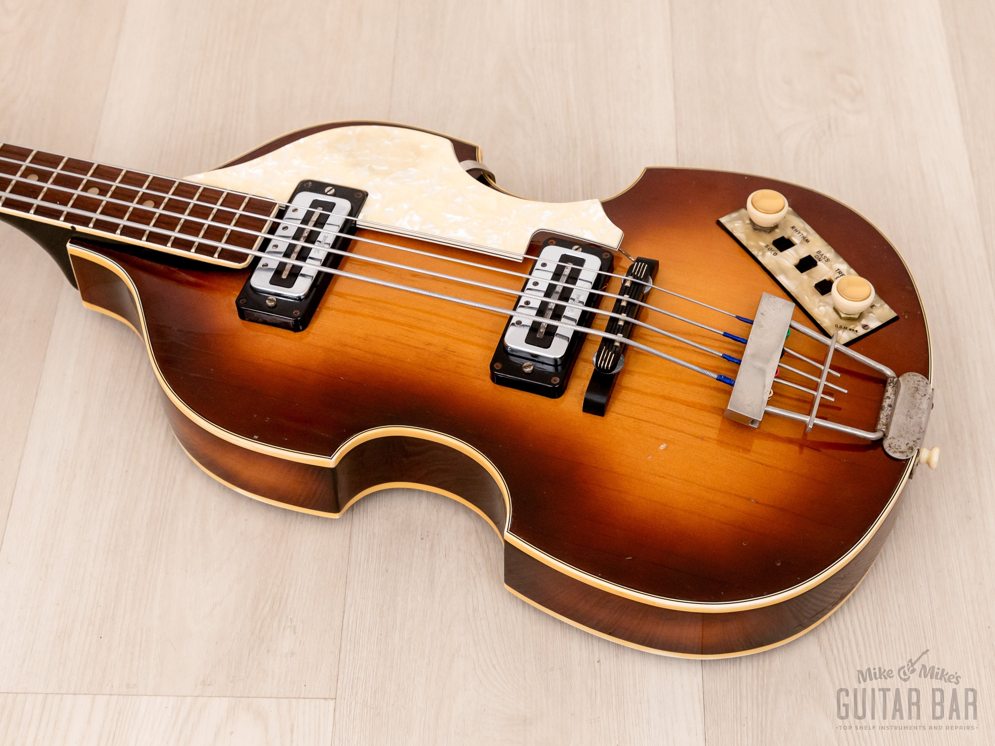 1974 Hofner 500/1 Beatle Bass Vintage Violin Bass 100% Original w/ Blade Pickups, Case