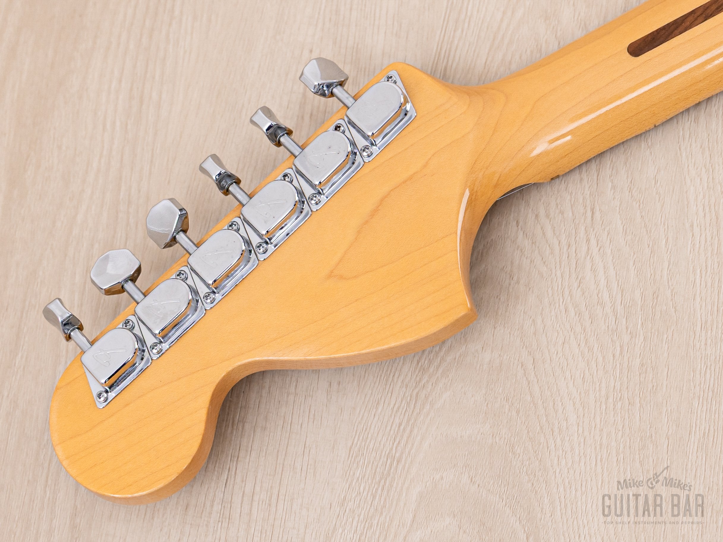 2001 Fender Yngwie Malmsteen Stratocaster ST71-140YM Yellow White, Near-Mint w/ Tweed Case & Hangtag, Japan
