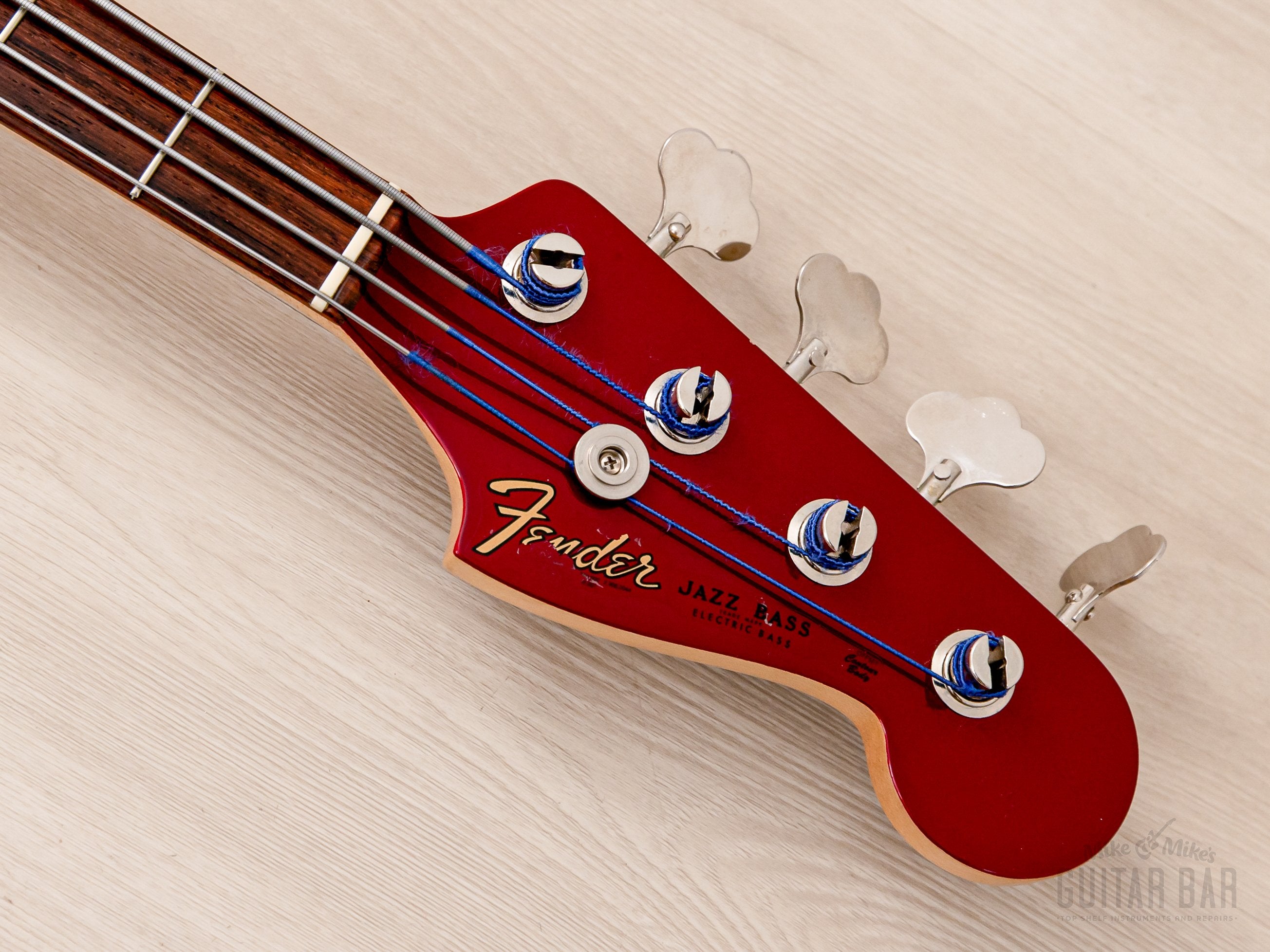 1998 Fender Custom Shop '62 Jazz Bass Candy Apple Red w/ Headstock, Bartolini Mods