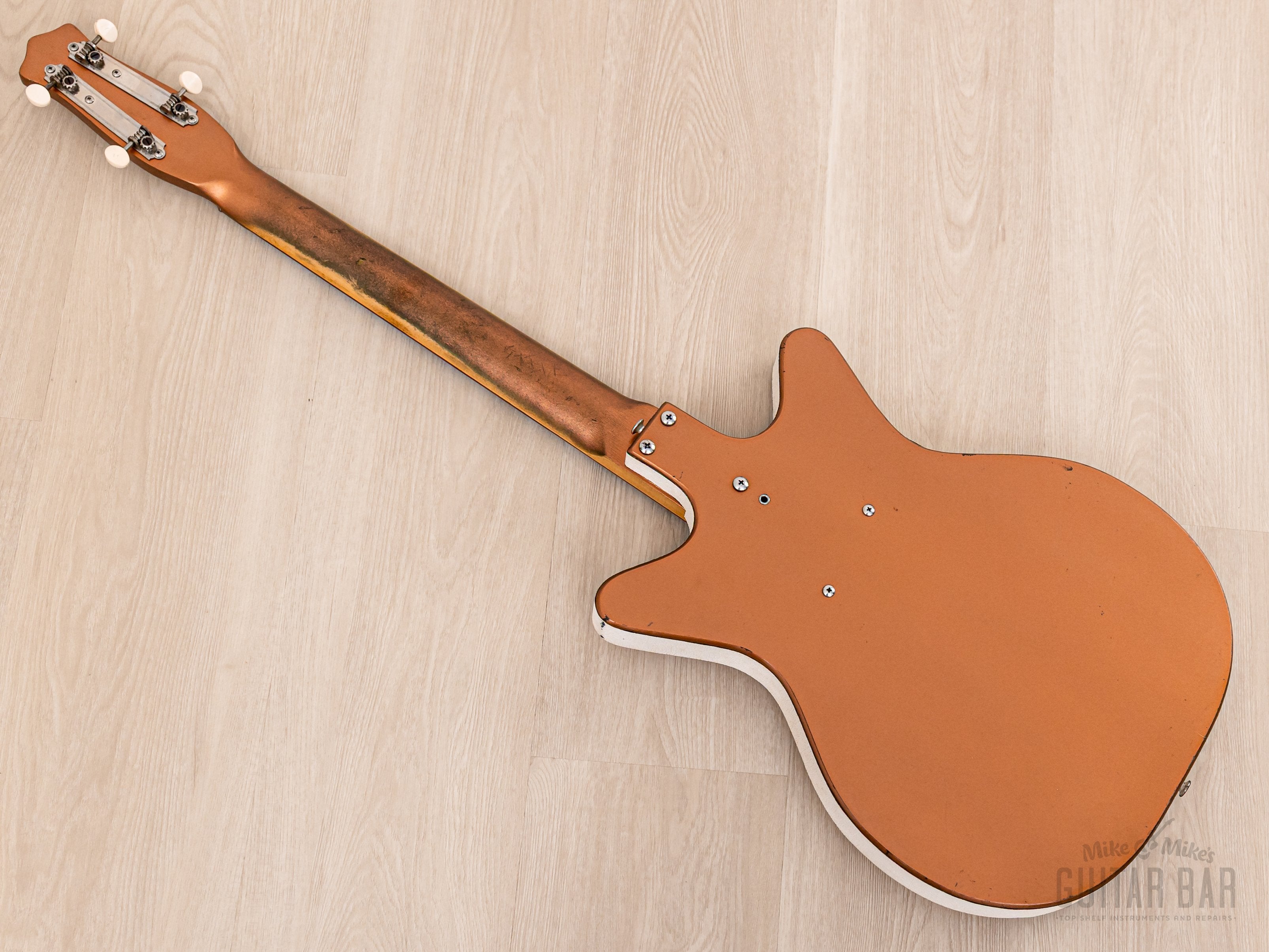 1960s Danelectro 3412 Shorthorn Vintage Short Scale Bass Copper, 100% Original