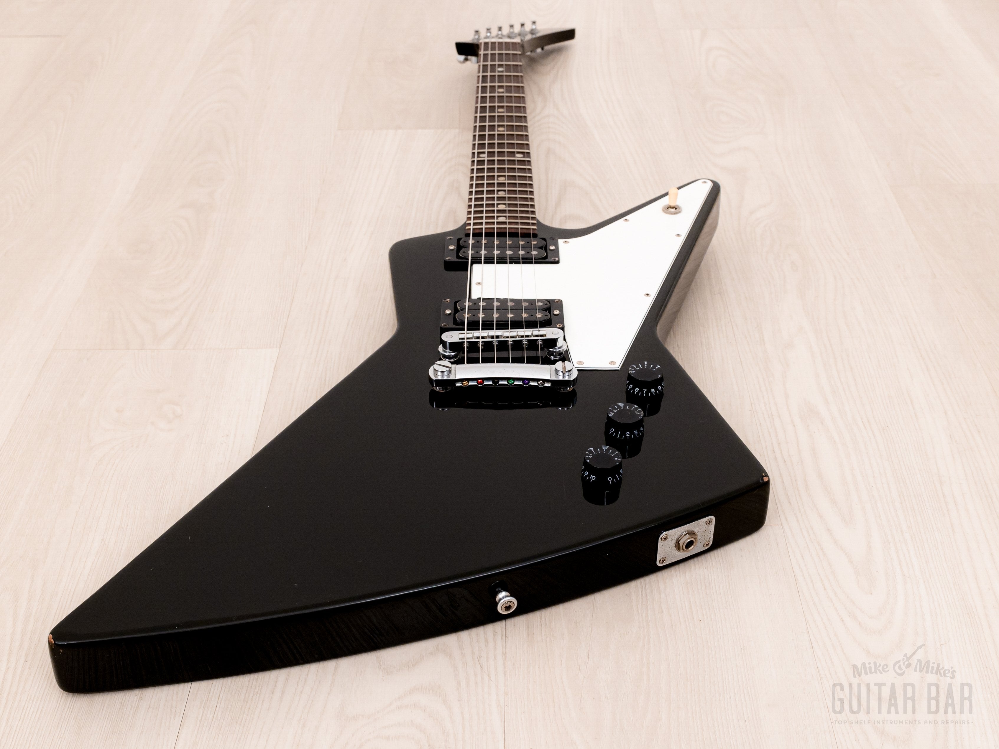 2012 Gibson Explorer '76 Vintage Reissue Ebony w/ Case
