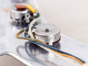 1965 Jazzmaster pots and wiring close-up