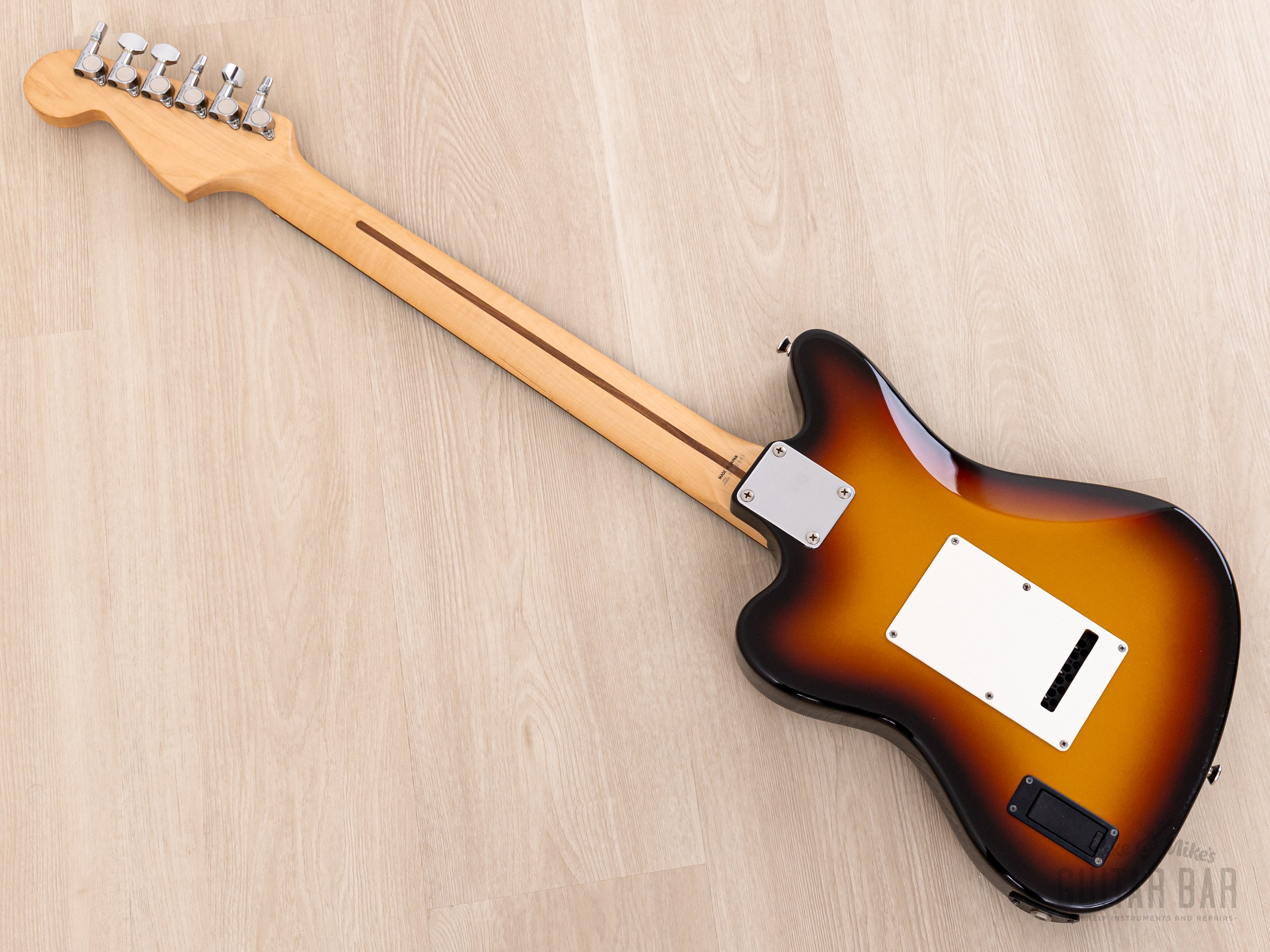 1996 Fender JM-Champ Jazzmaster Mini Guitar Sunburst w/ Built-In Speaker, Japan MIJ