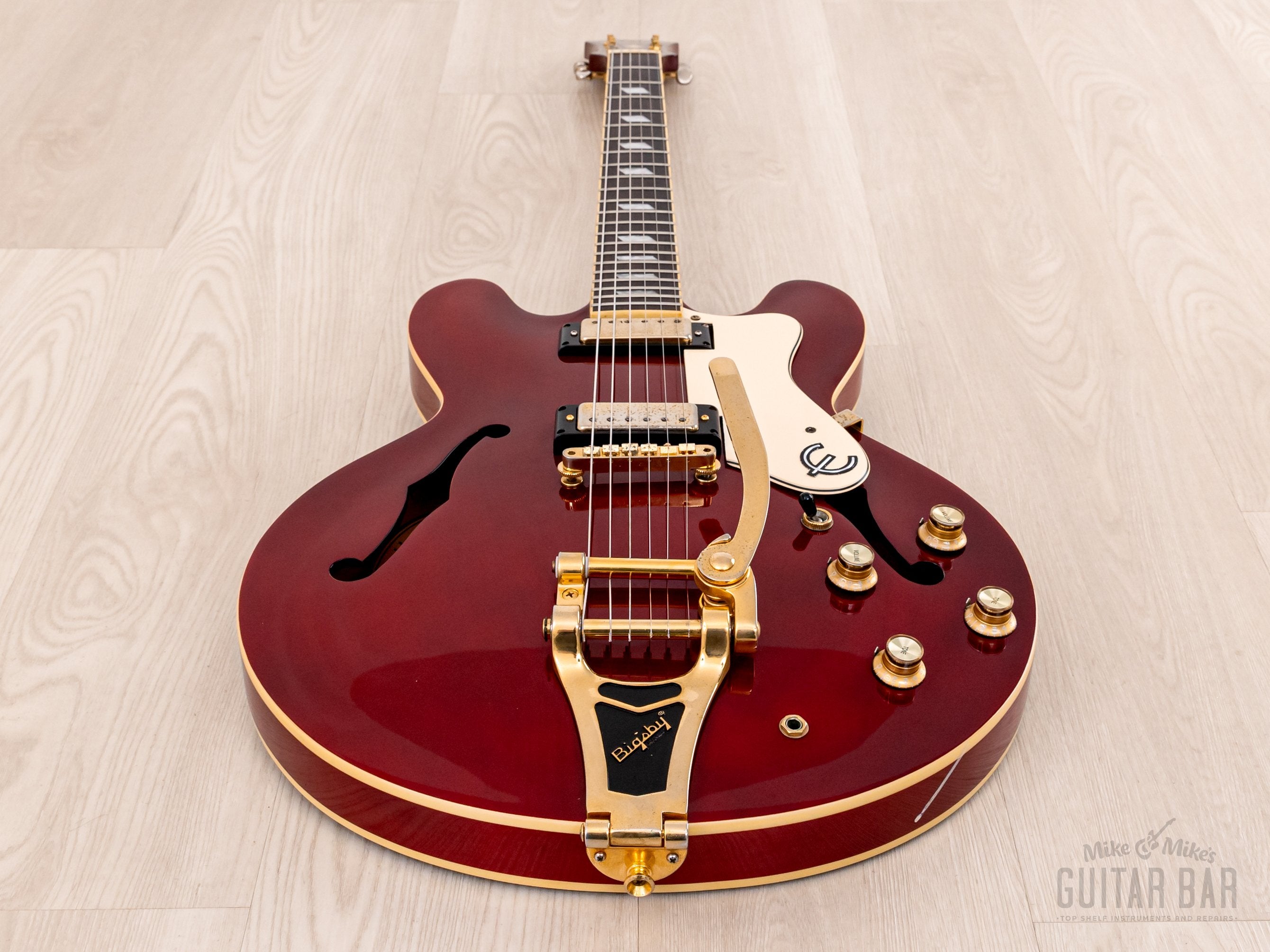 2006 Epiphone Custom Shop Riviera Limited Edition w/ Bigsby, Gold Hard