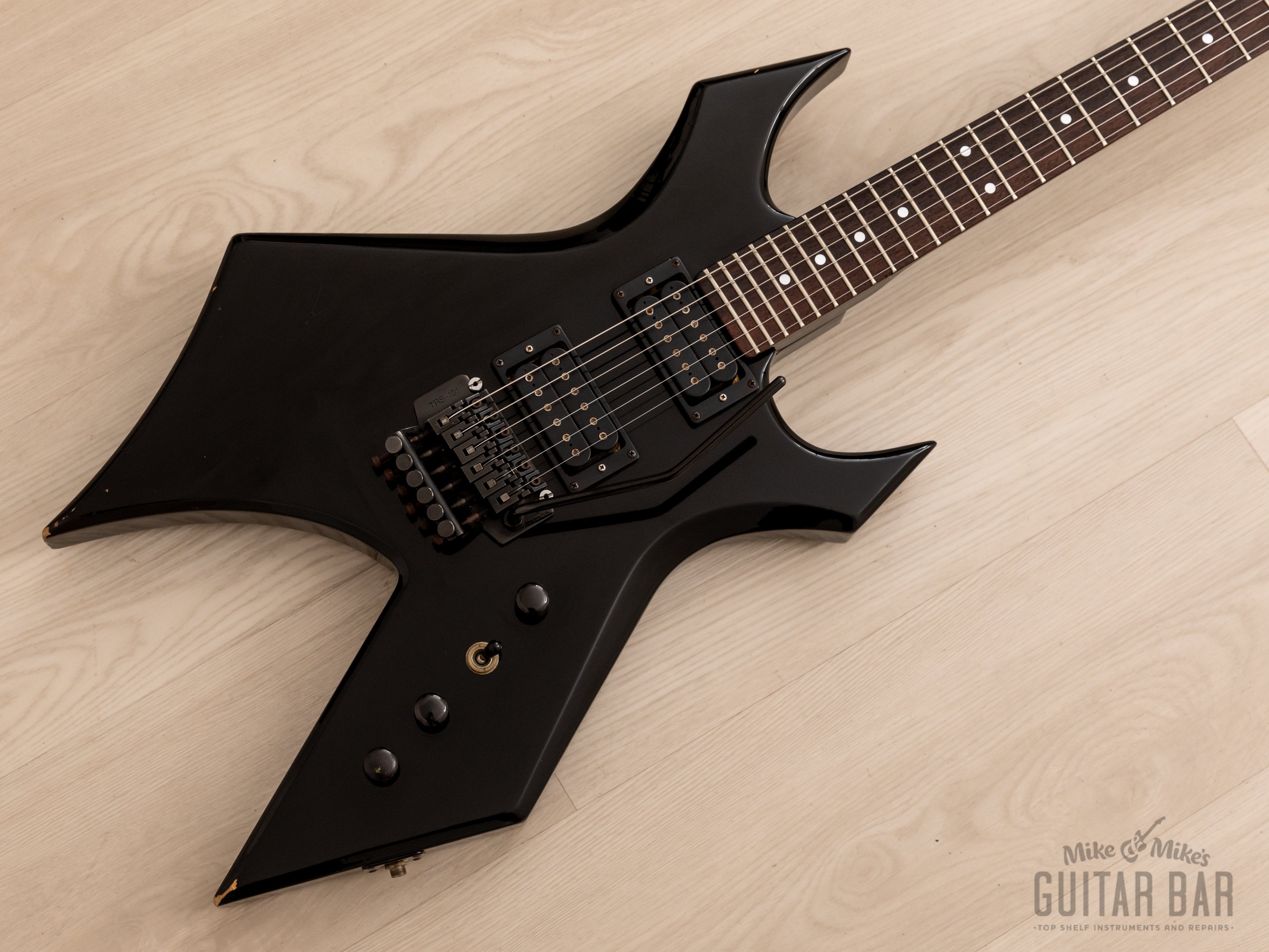 1987 B.C. Rich Warlock NJ Series Black w/ Floyd Rose, Japan