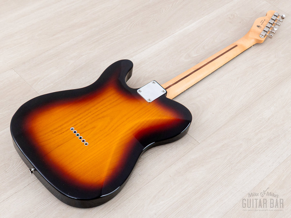 Hybrid II Telecaster body back, angled