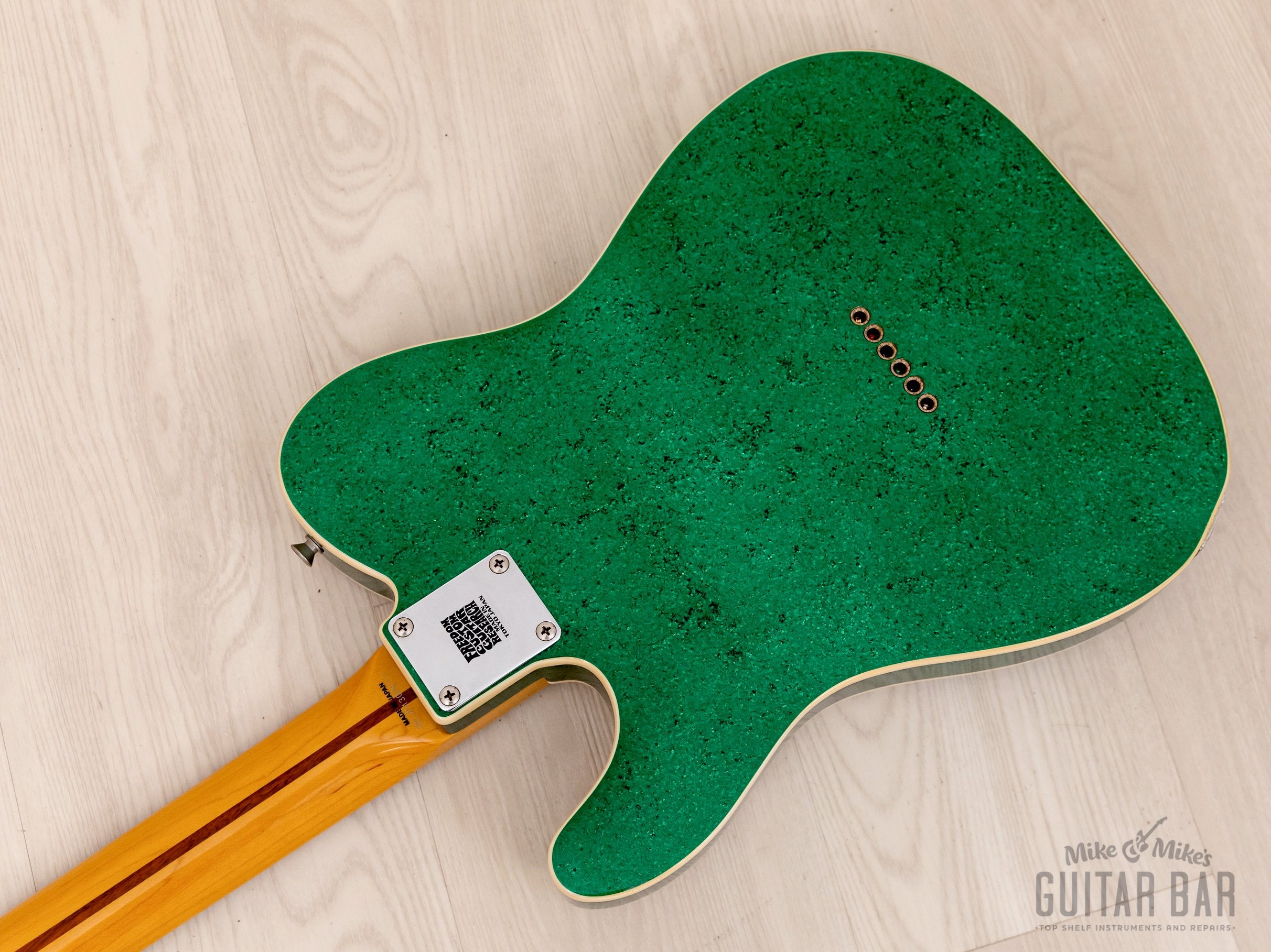 2013 Fender Telecaster Custom TL52B Green Sparkle w/ Upgrades, Japan MIJ