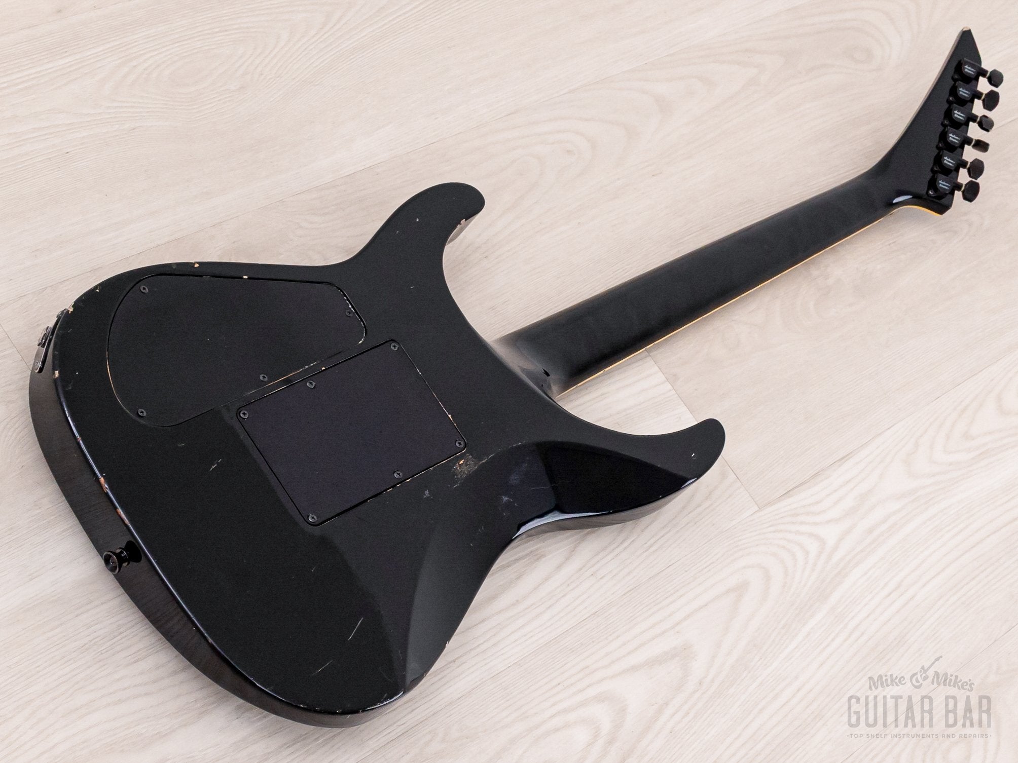 2002 Jackson Stars Soloist SL-J2 Neck Through Guitar Black w/ Seymour