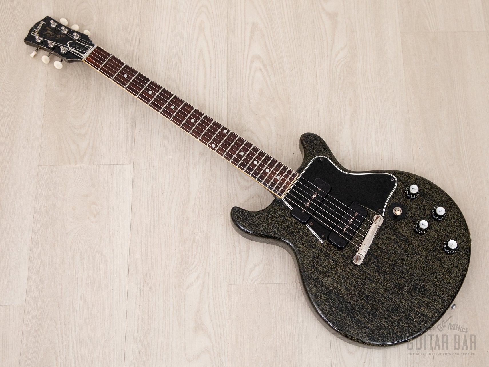 1961 Gibson Les Paul Special Double Cut Vintage Guitar Silver Fox (Dog Hair) w/ Case, Riggio
