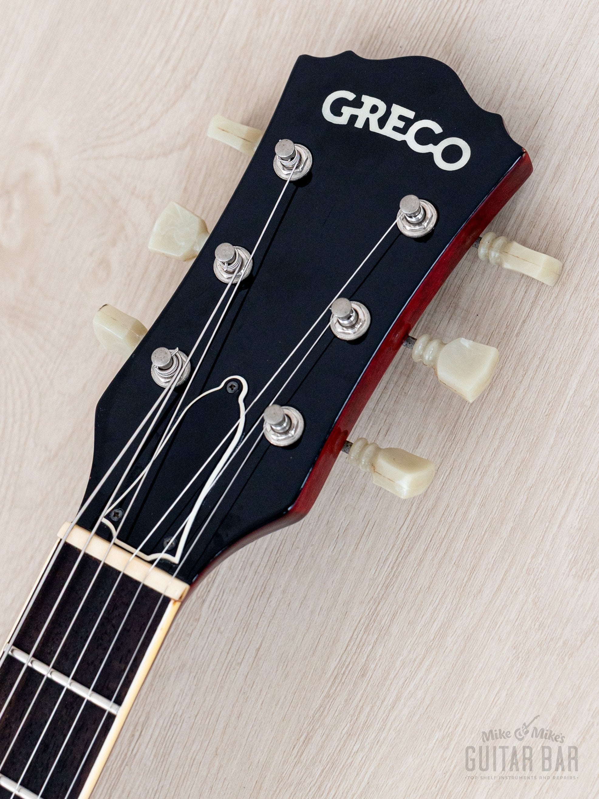 ギター GRECO SPITFIER SPF-40HR 1979 Greco SA-550 Vintage ES Guitar Cherry, Near-Mint w/ Maxon U-1000
