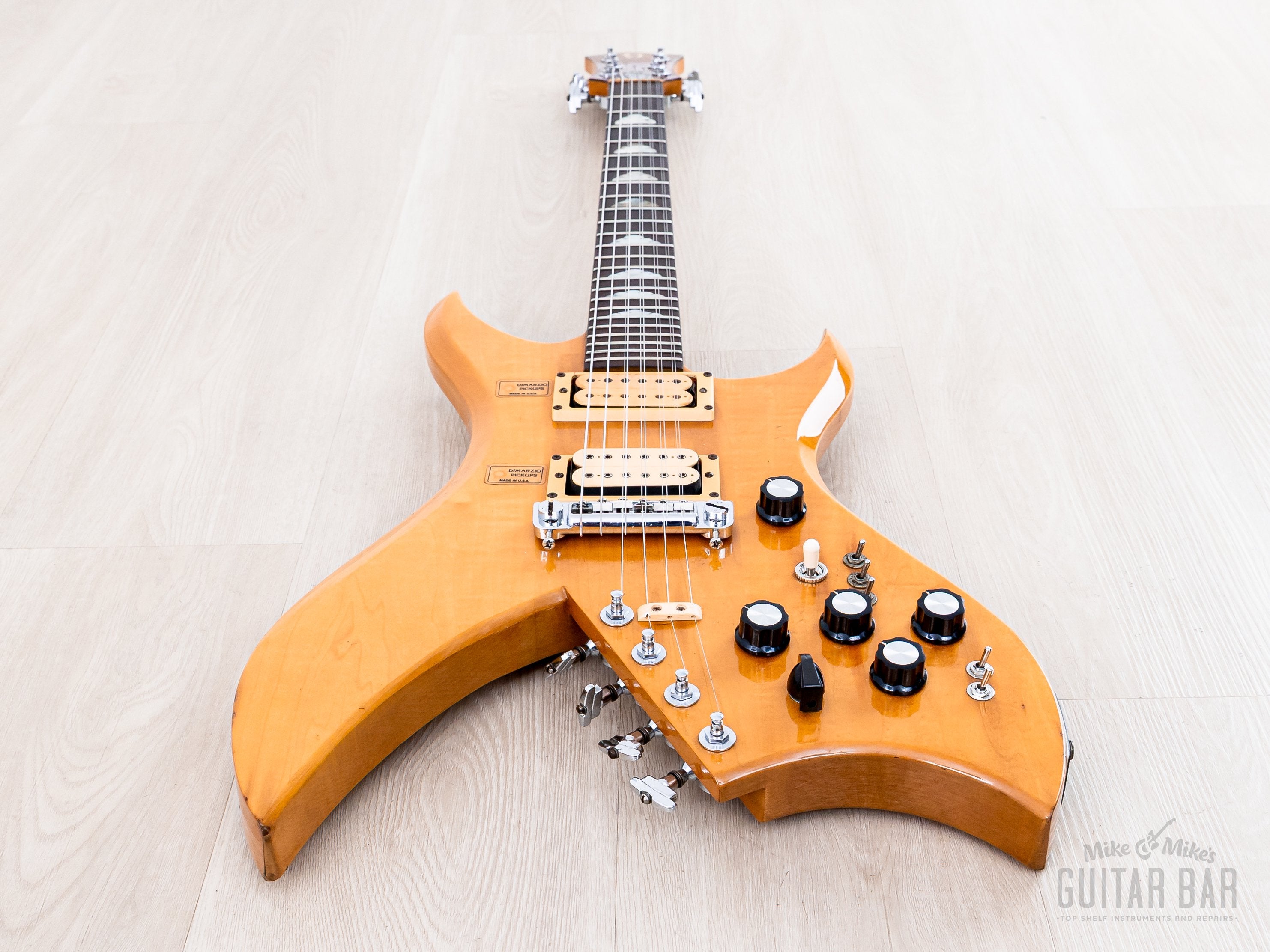 1980 Greco BB-1800 Bich Vintage 10-String Neck Through Guitar Natural