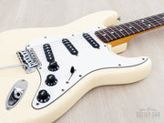 1985 Fender ST72-55 Stratocaster Olympic White, body close-up