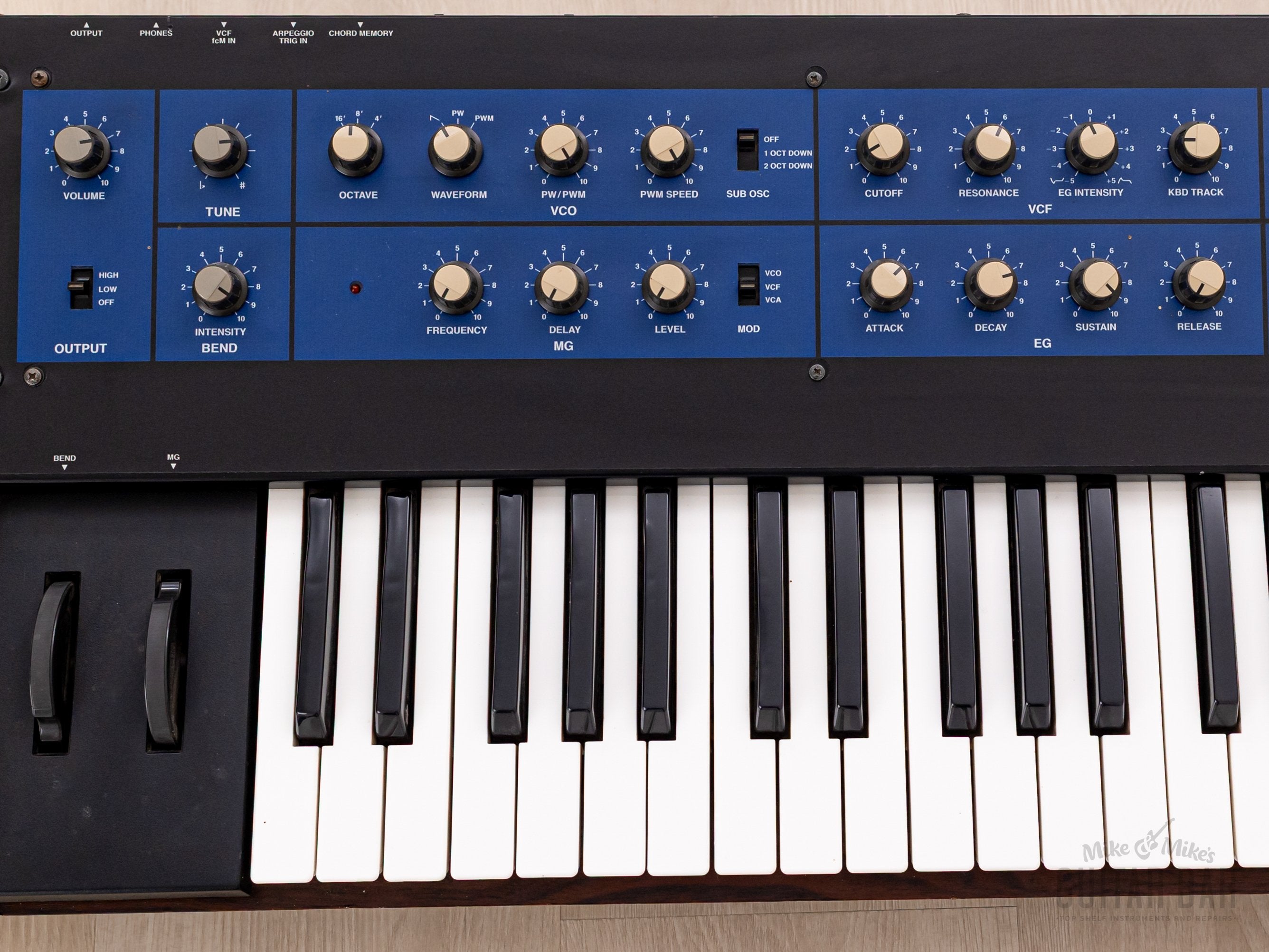 1980s Kory PolySix Kiwi Upgrade Vintage Analog Polyphonic Synthesizer w/ MIDI